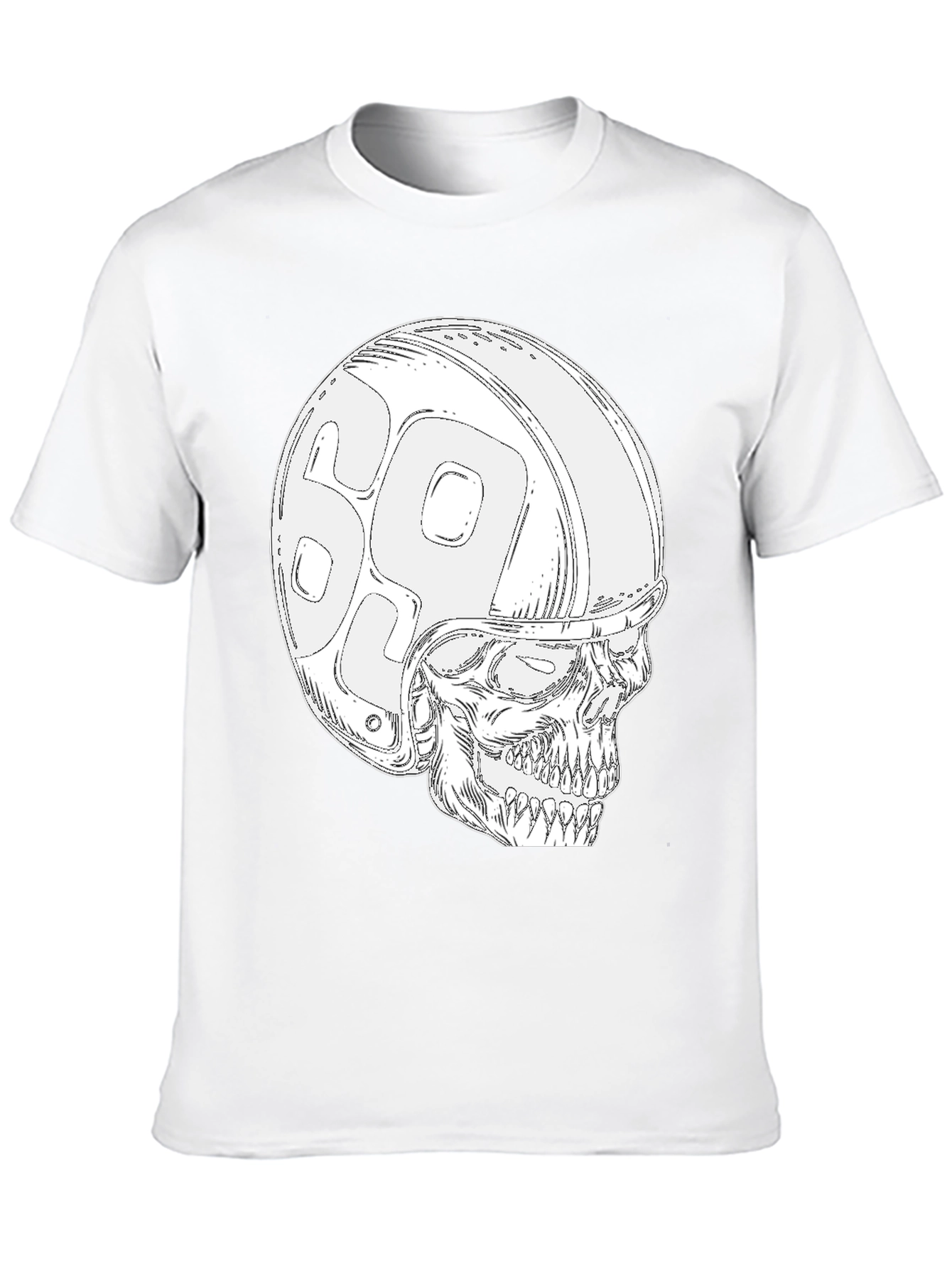 Skull 69 Helmet T-Shirt - Ride in Style!