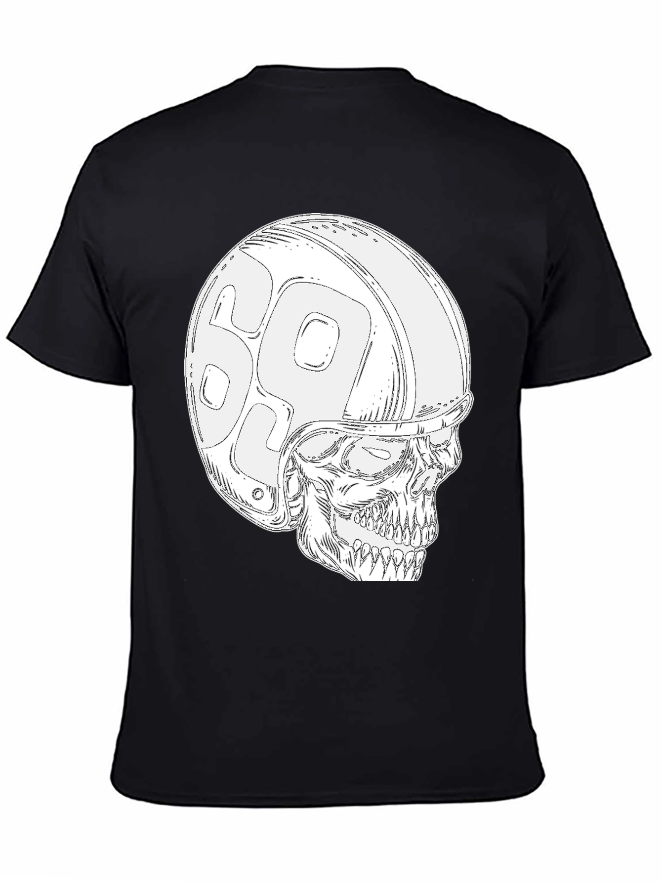 Skull 69 Helmet T-Shirt - Ride in Style!