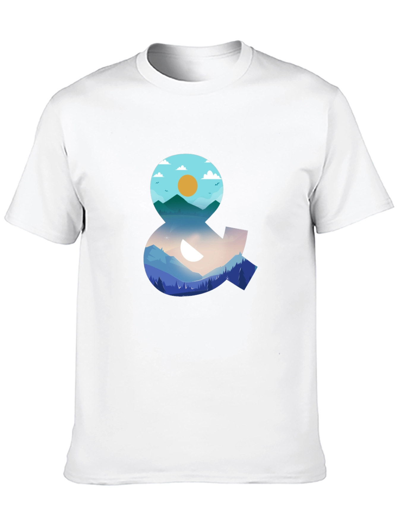 Nature Ampersand Graphic Black T-Shirt