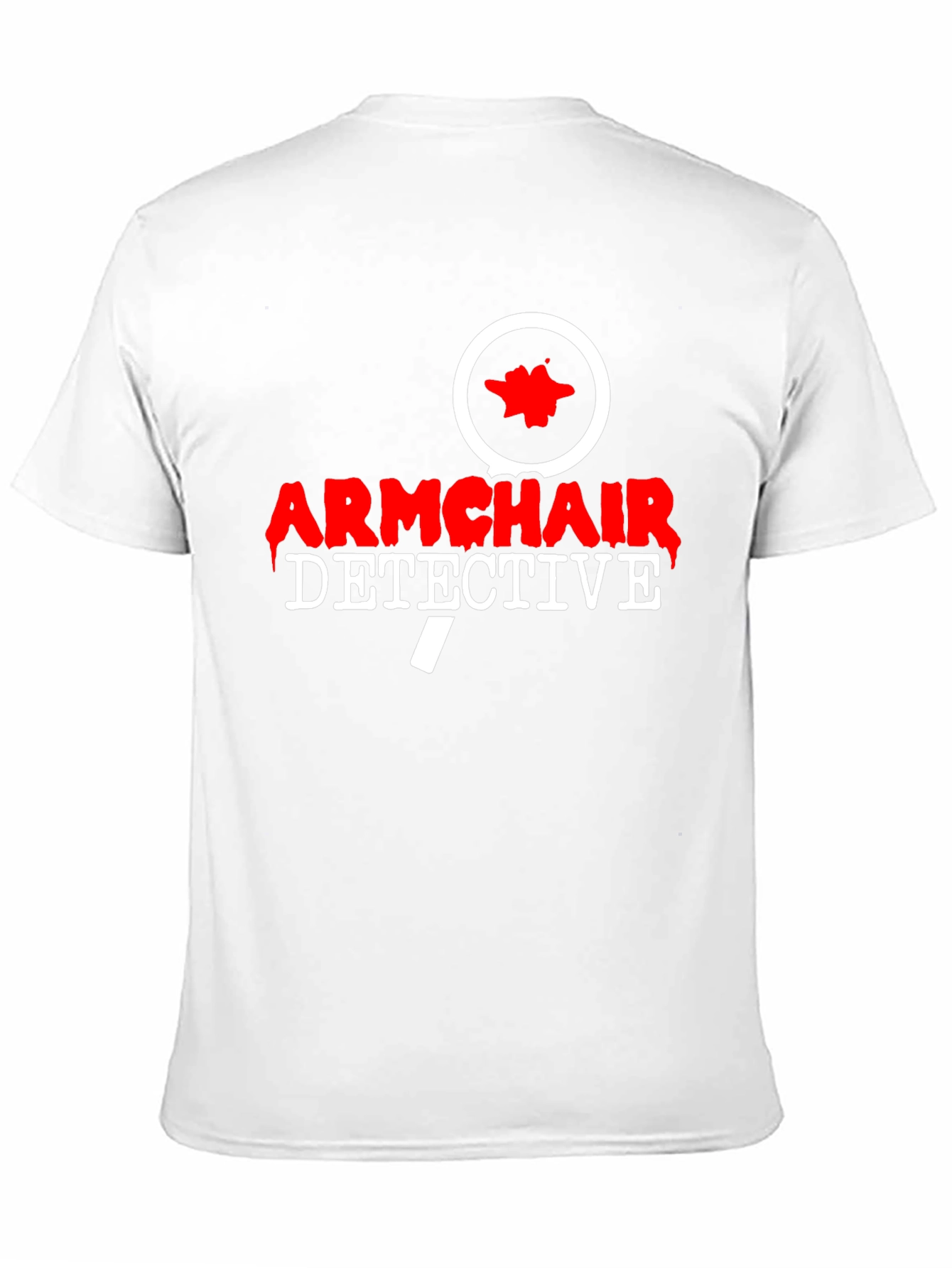 Armchair Detective T-Shirt - Black Cotton Graphic Tee