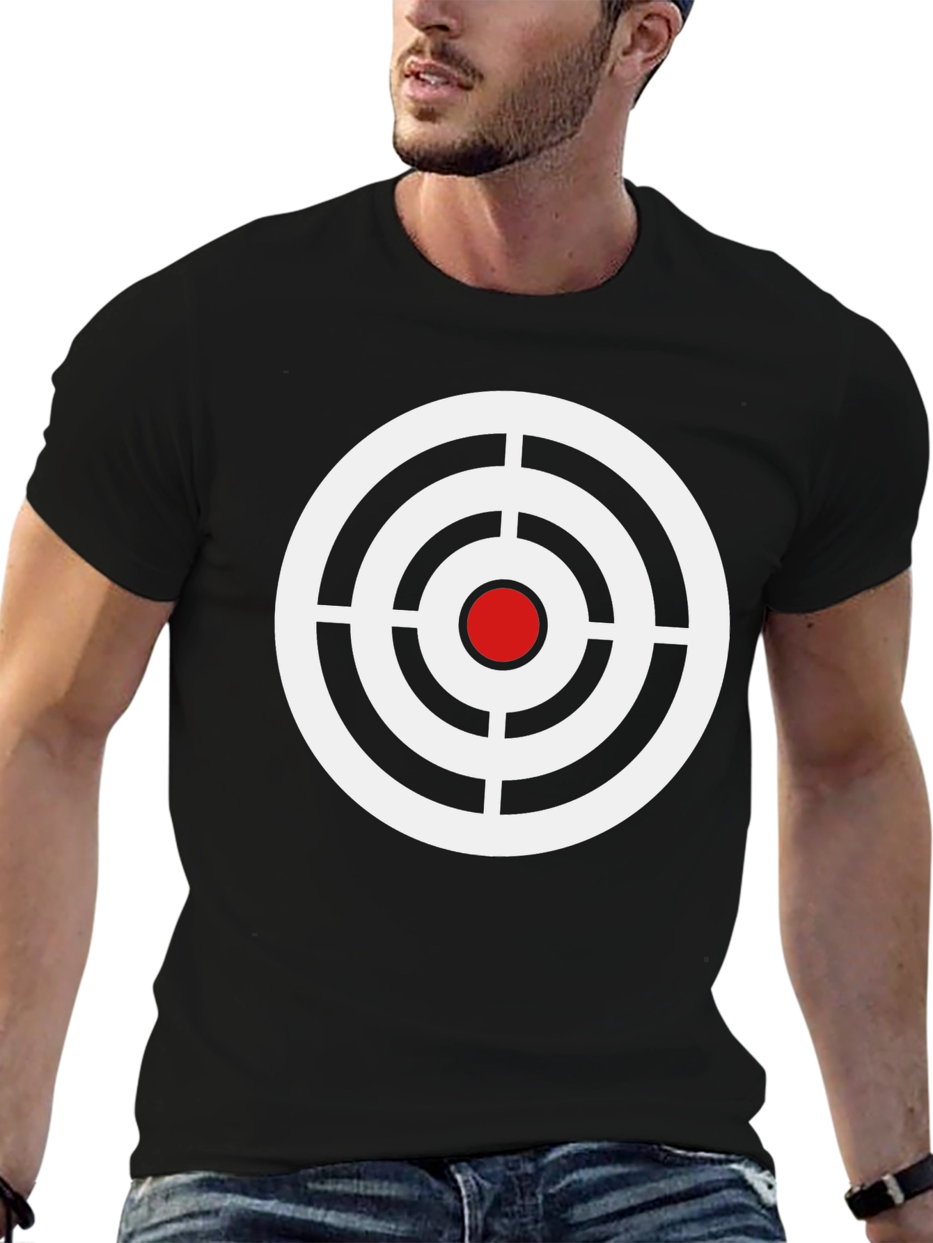 Target T-Shirt - Black and White