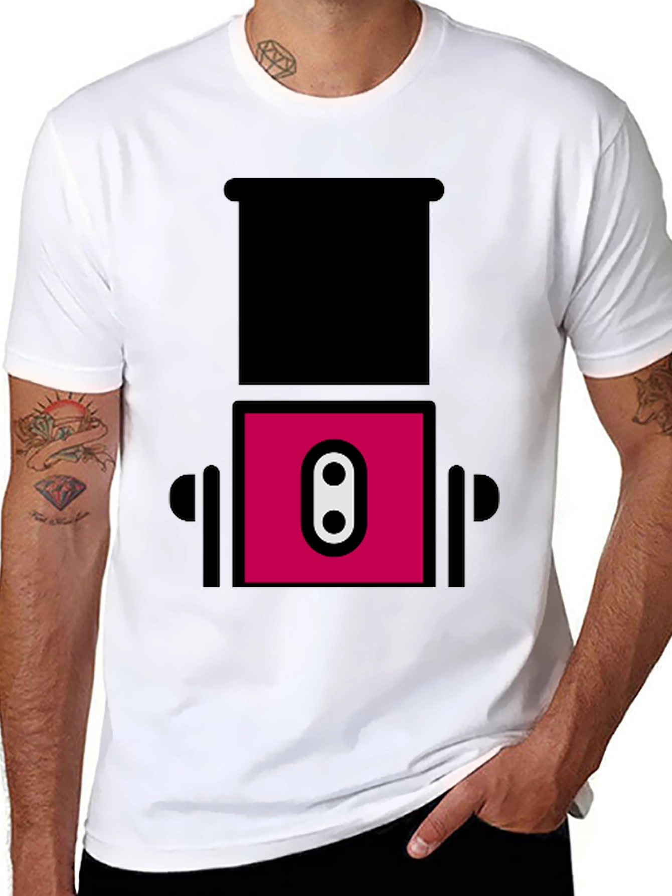 Abstract Graphic Print T-Shirt
