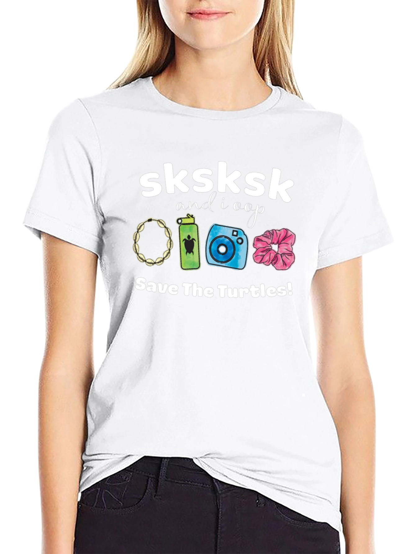 Sksksk and I Oop Save The Turtles T-Shirt