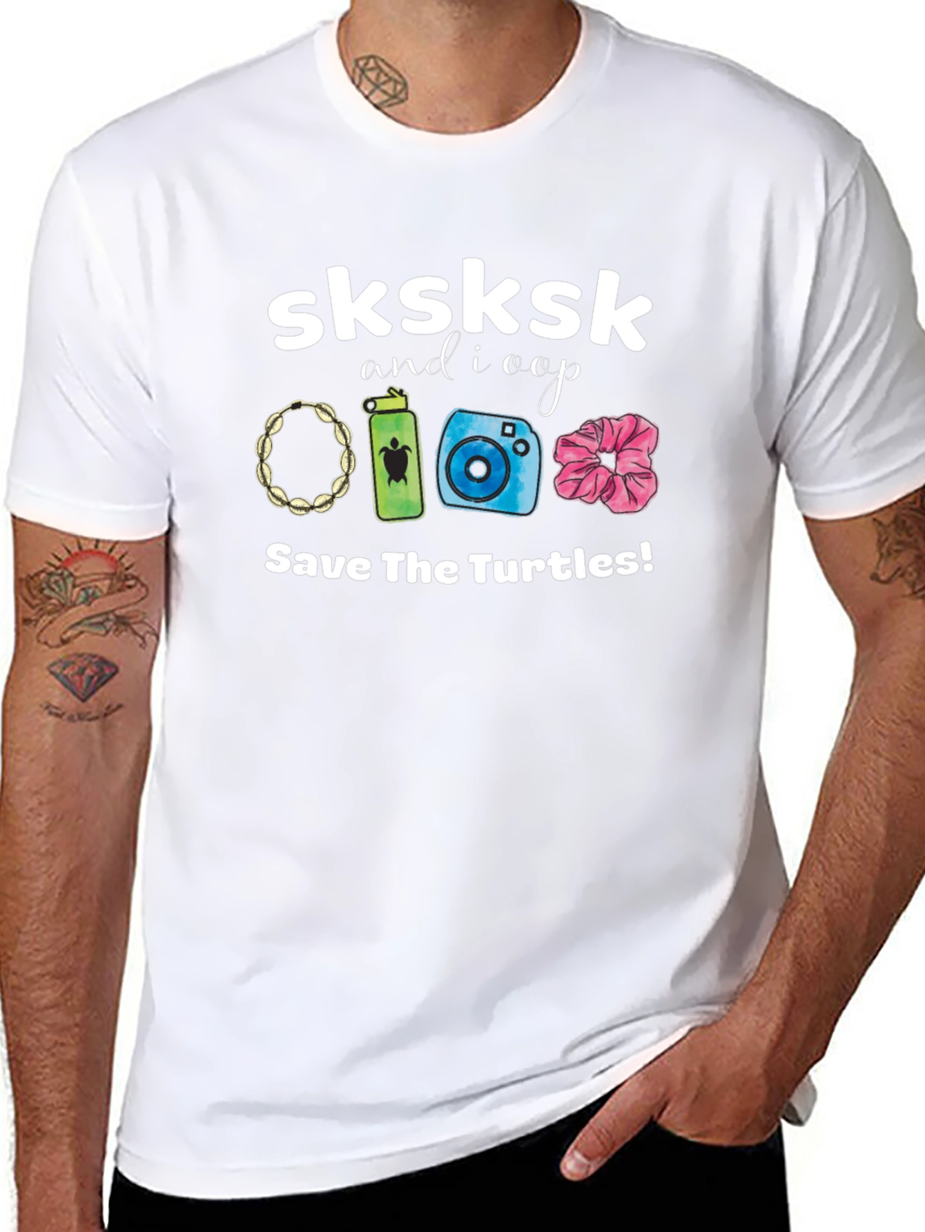 Sksksk and I Oop Save The Turtles T-Shirt