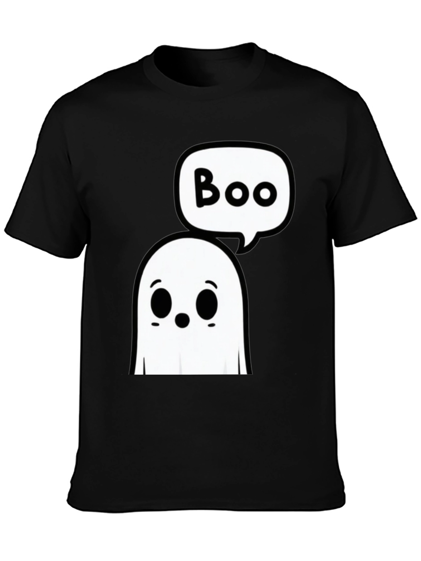 Boo Ghost Graphic Tee - Halloween Spooky Season Shirt