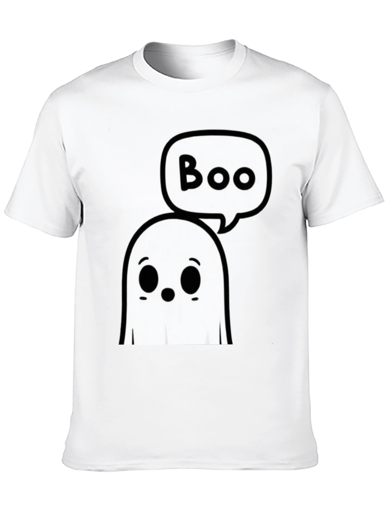 Boo Ghost Graphic Tee - Halloween Spooky Season Shirt