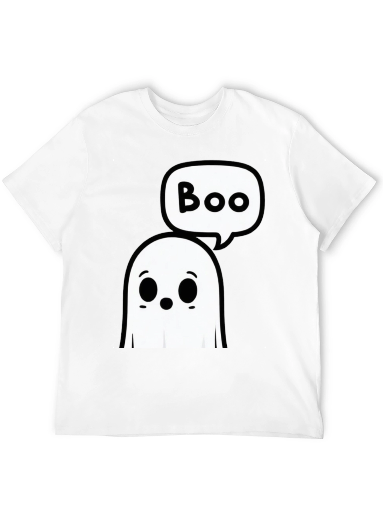 Boo Ghost Graphic Tee - Halloween Spooky Season Shirt