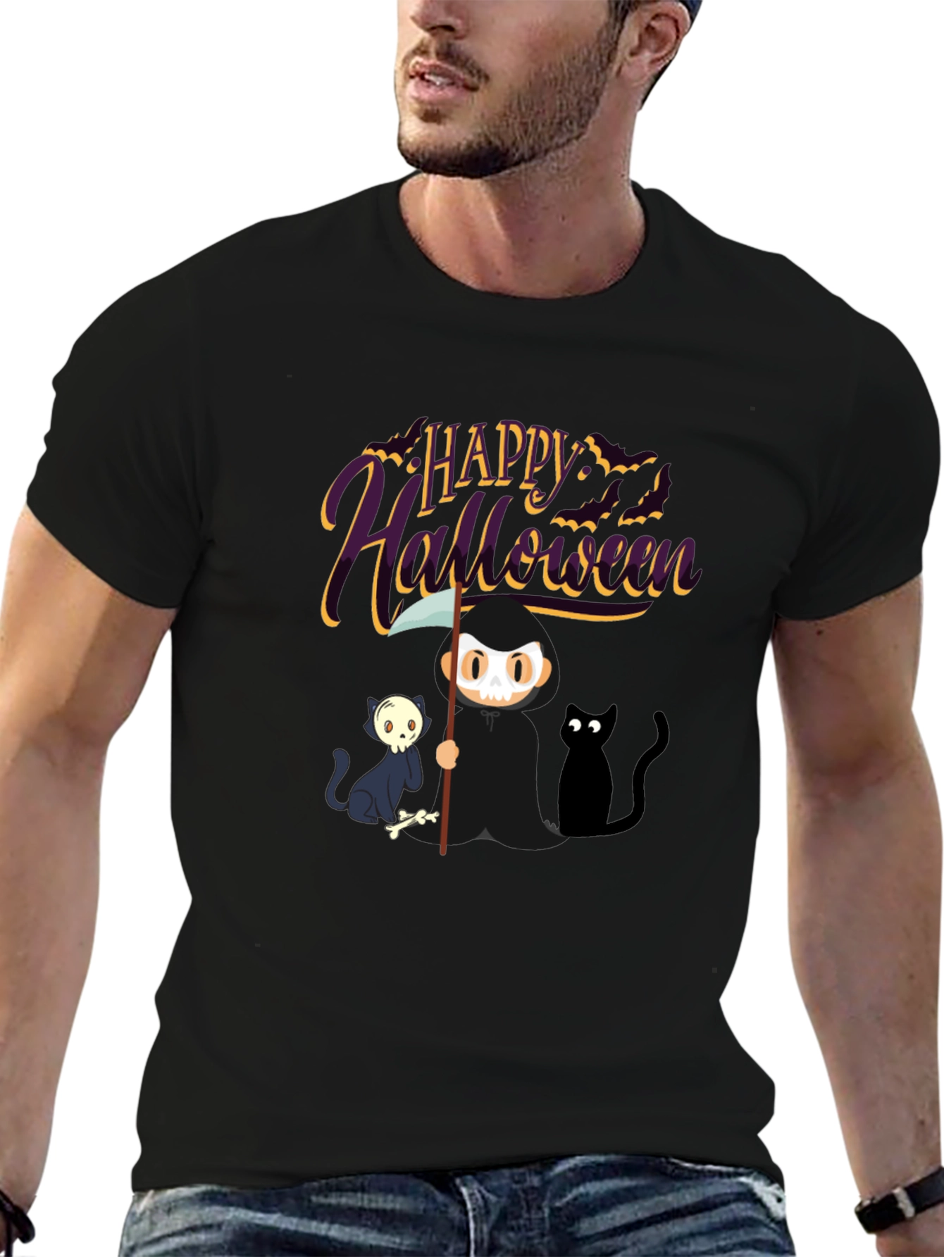 Halloween Crew Neck T-Shirt