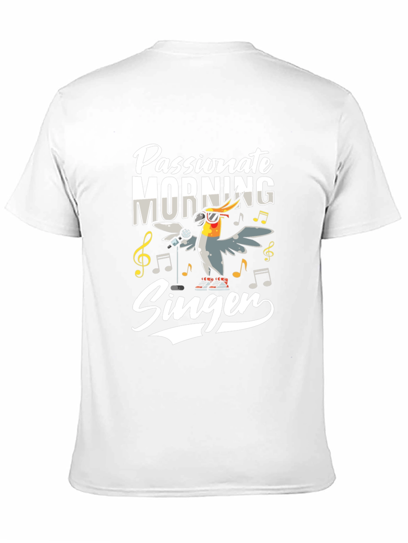 Passionate Morning Singer T-Shirt - Black