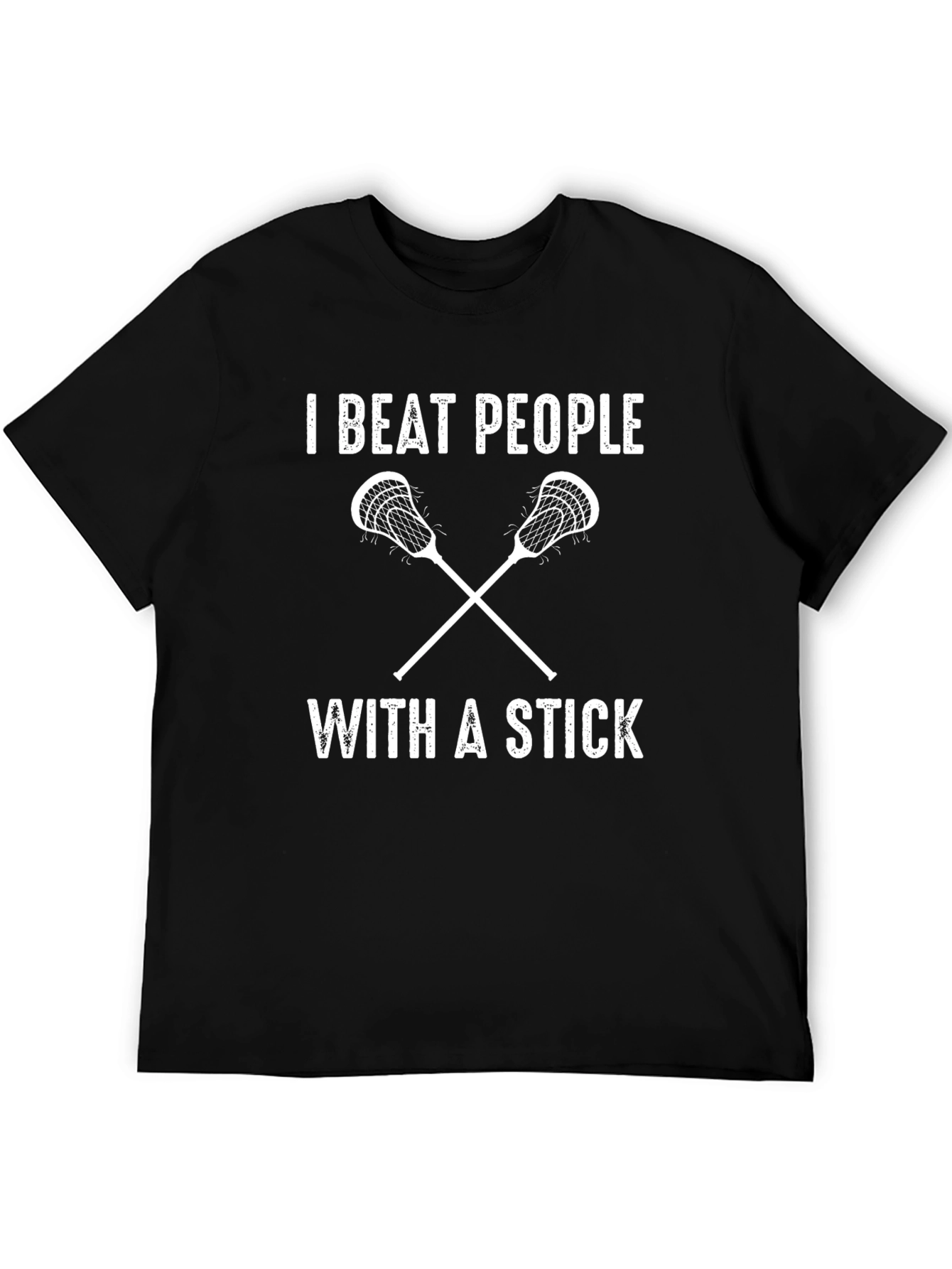I Beat People With A Stick Graphic T-Shirt