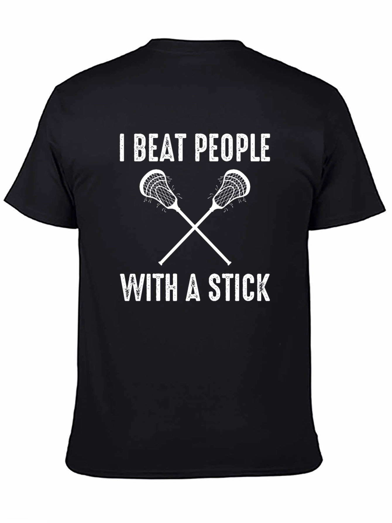 I Beat People With A Stick Graphic T-Shirt