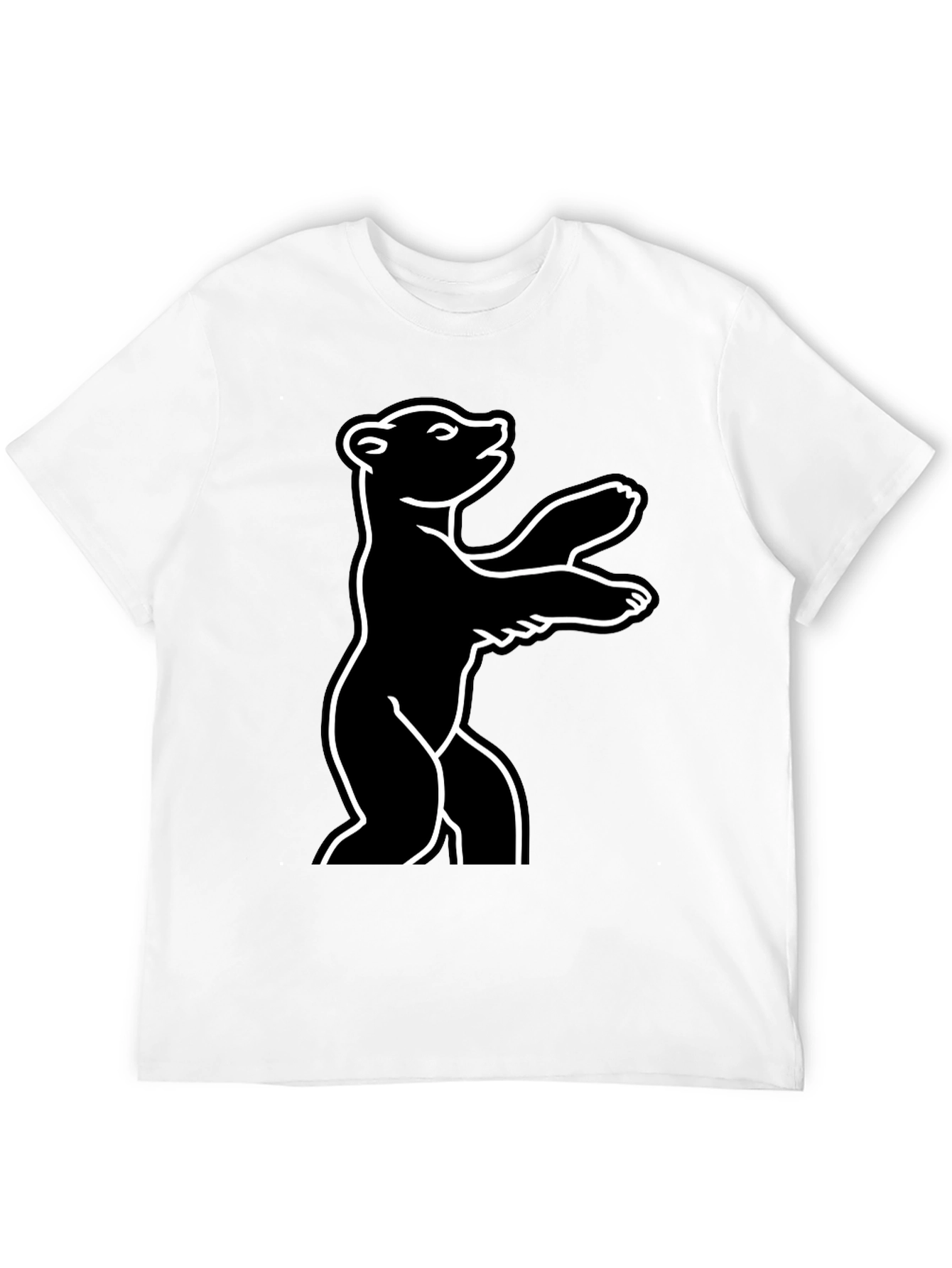 Berlin Bear Black T-Shirt - Urban Style