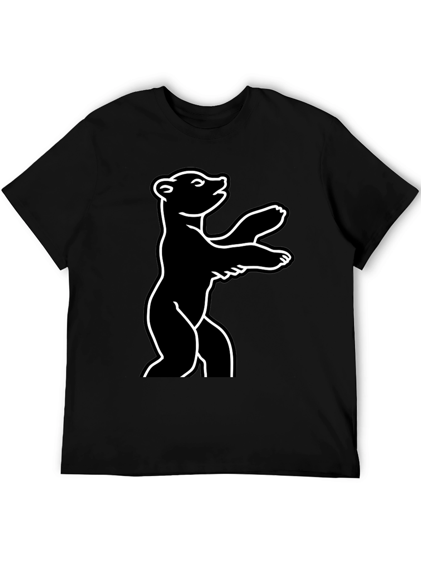 Berlin Bear Black T-Shirt - Urban Style