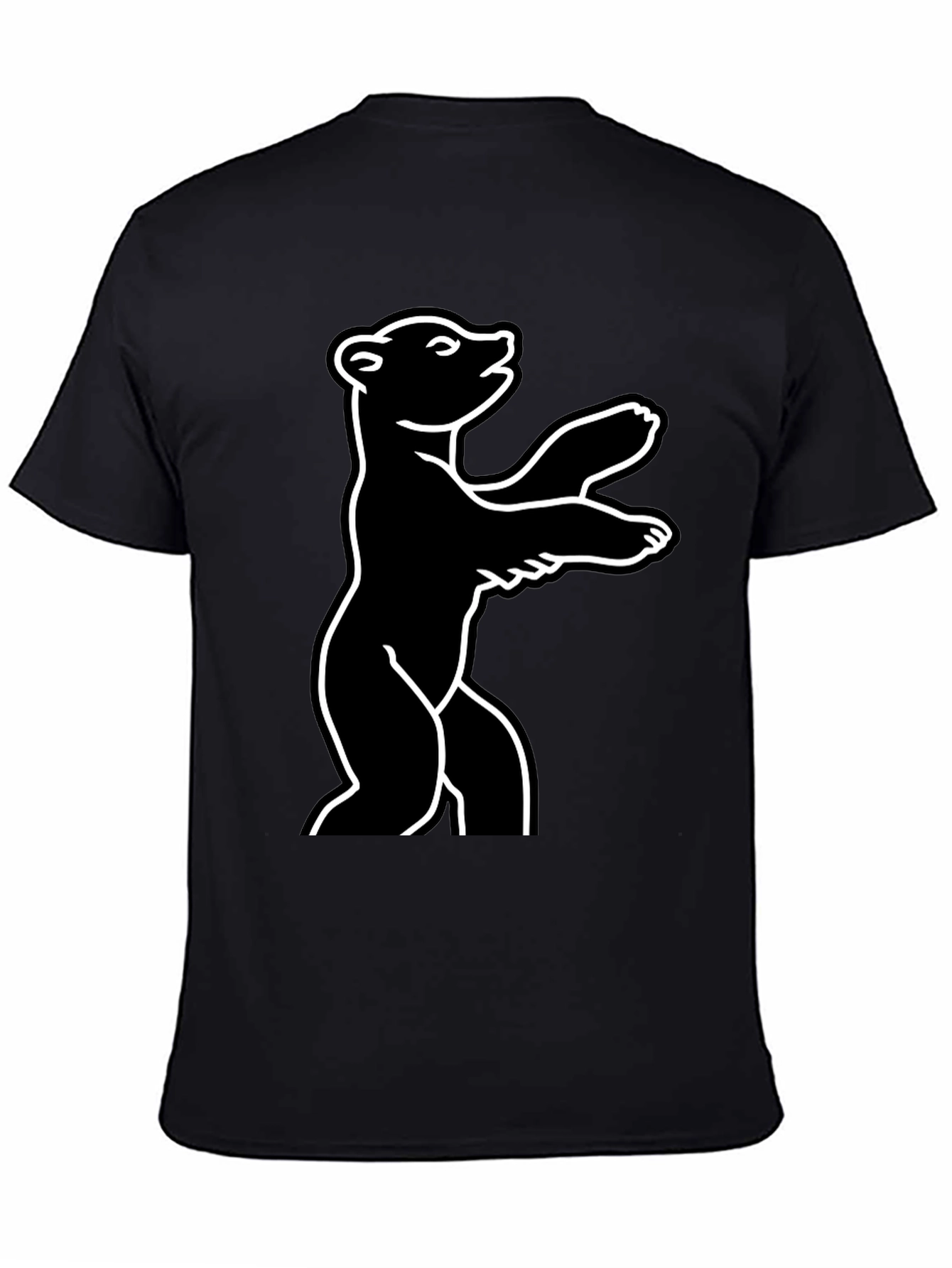 Berlin Bear Black T-Shirt - Urban Style