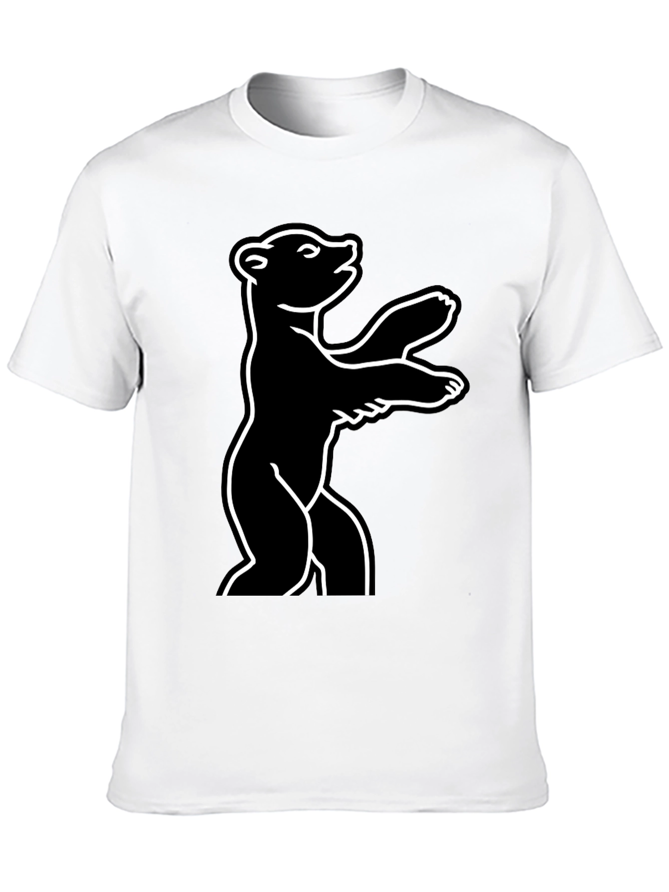 Berlin Bear Black T-Shirt - Urban Style