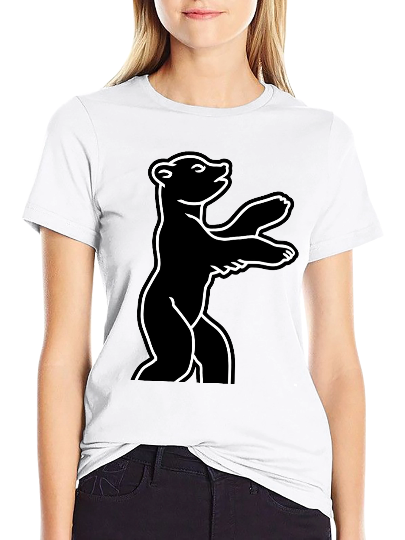Berlin Bear Black T-Shirt - Urban Style