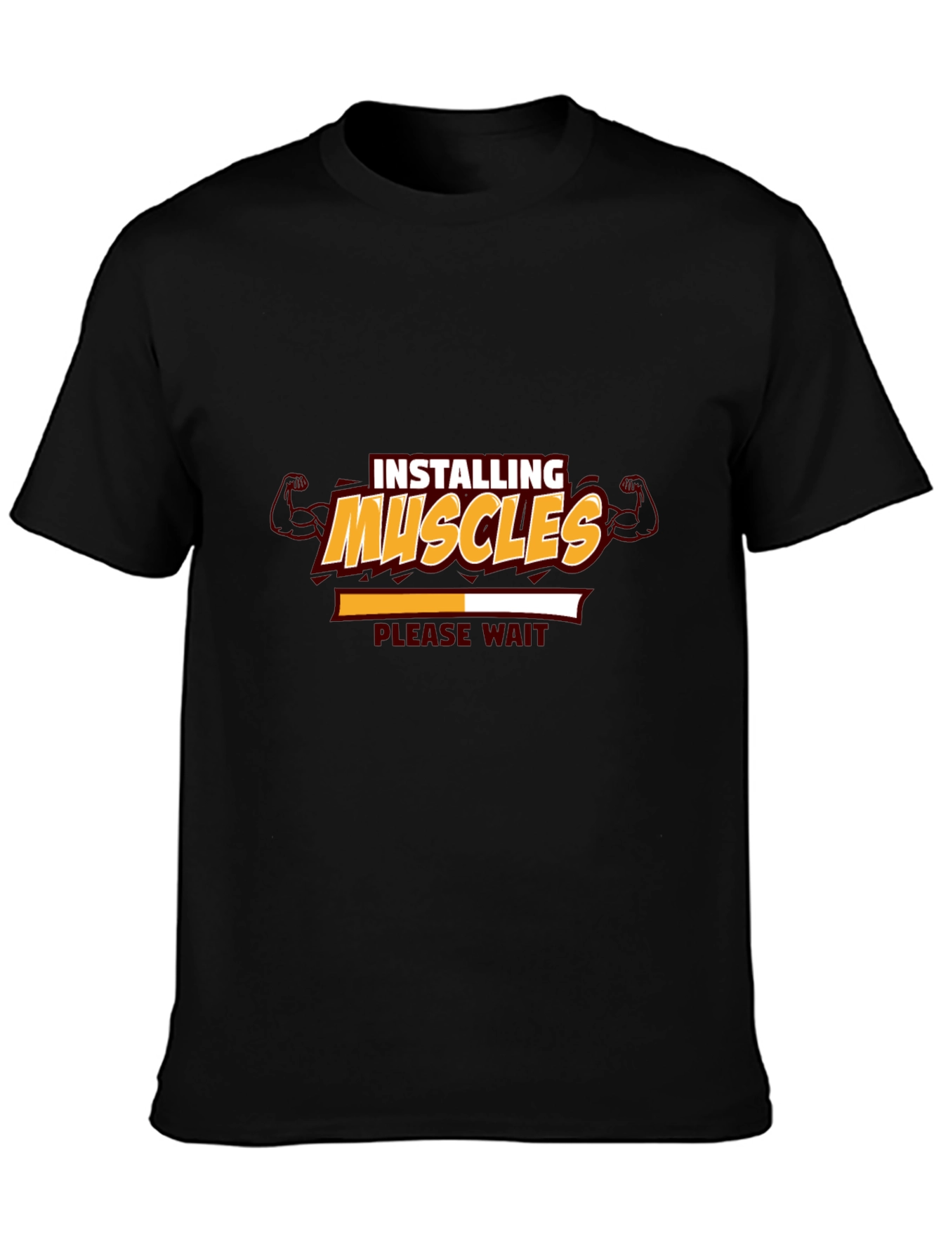 Installing Muscles Graphic Tee