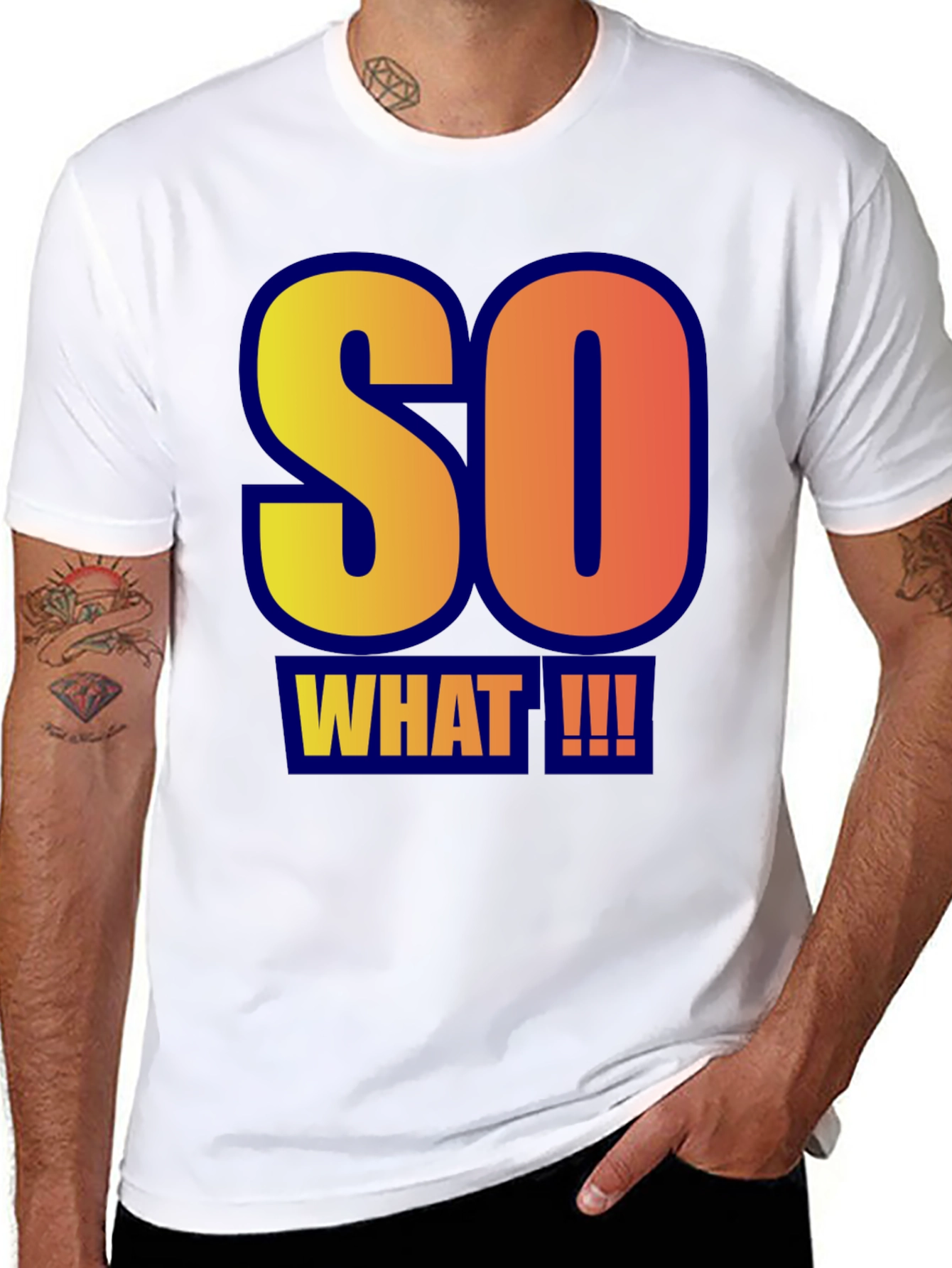 So What!!! Graphic Tee - Bold Statement T-Shirt