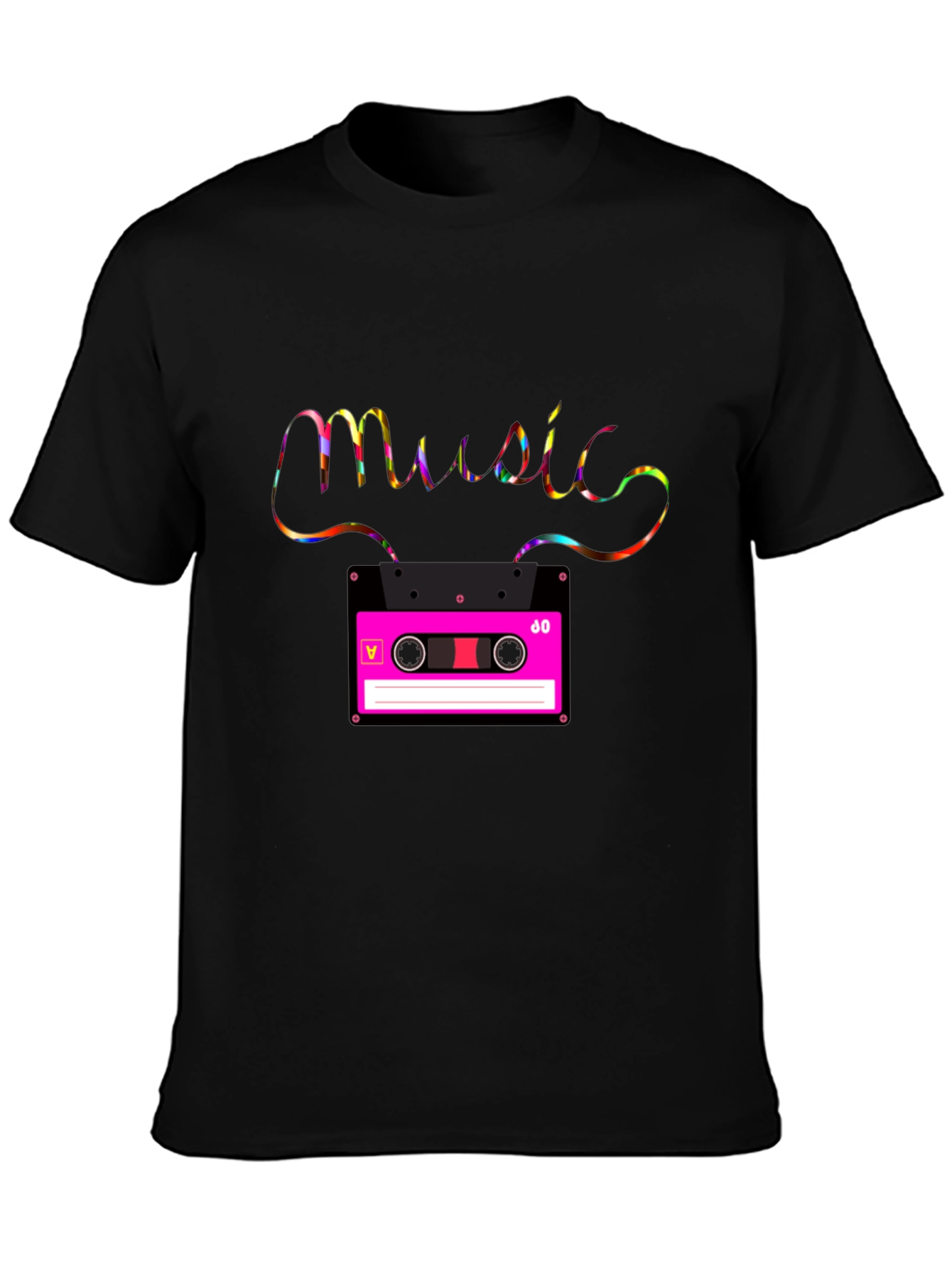 Retro Music Cassette T-Shirt