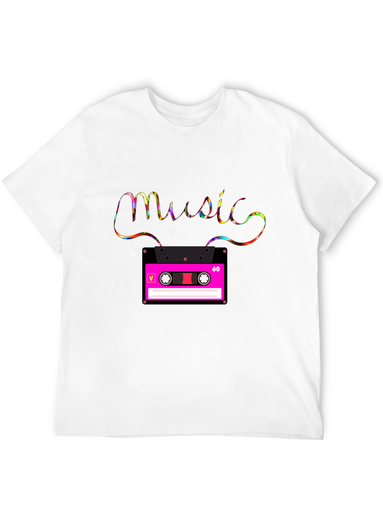 Retro Music Cassette T-Shirt