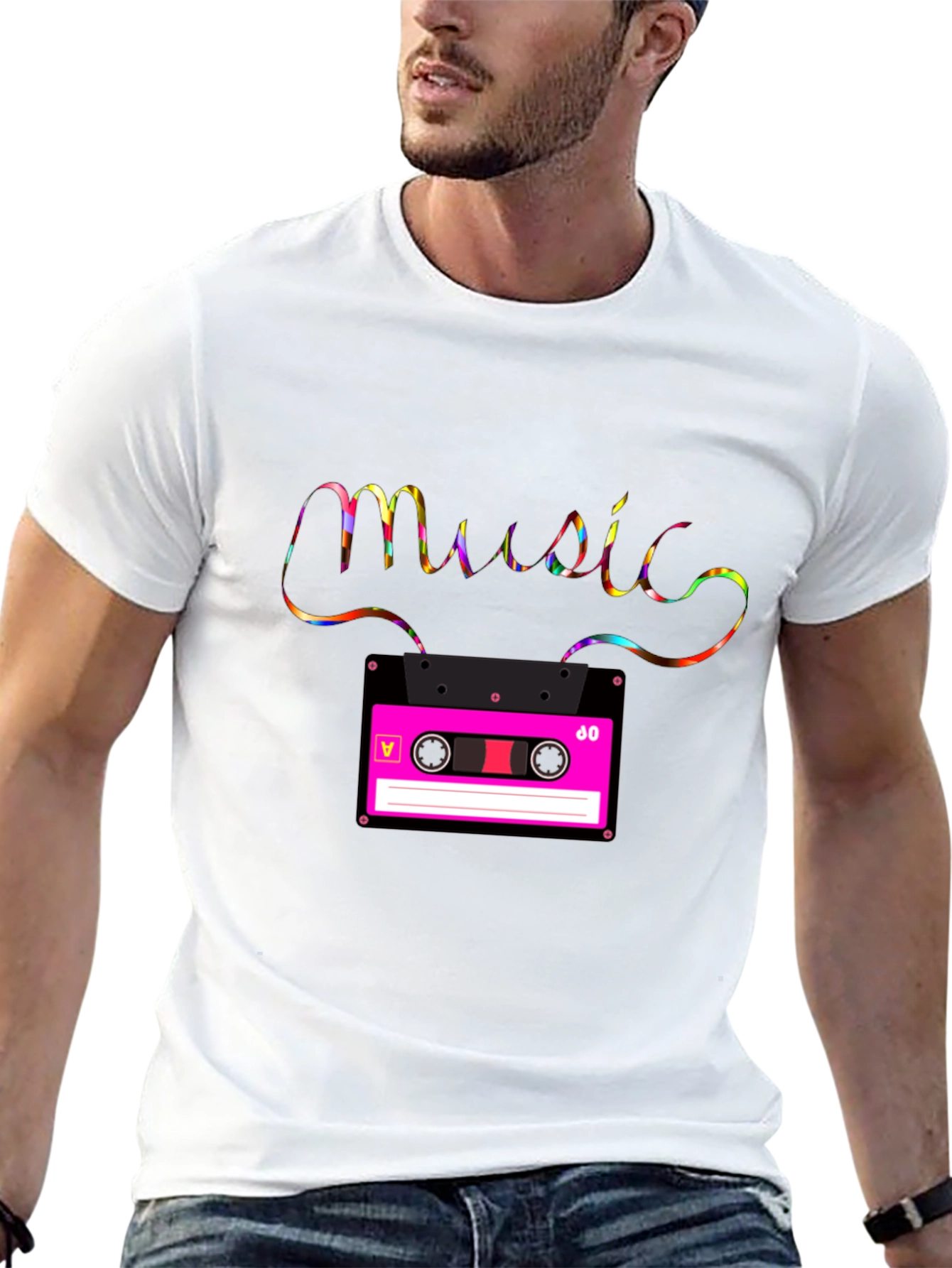 Retro Music Cassette T-Shirt