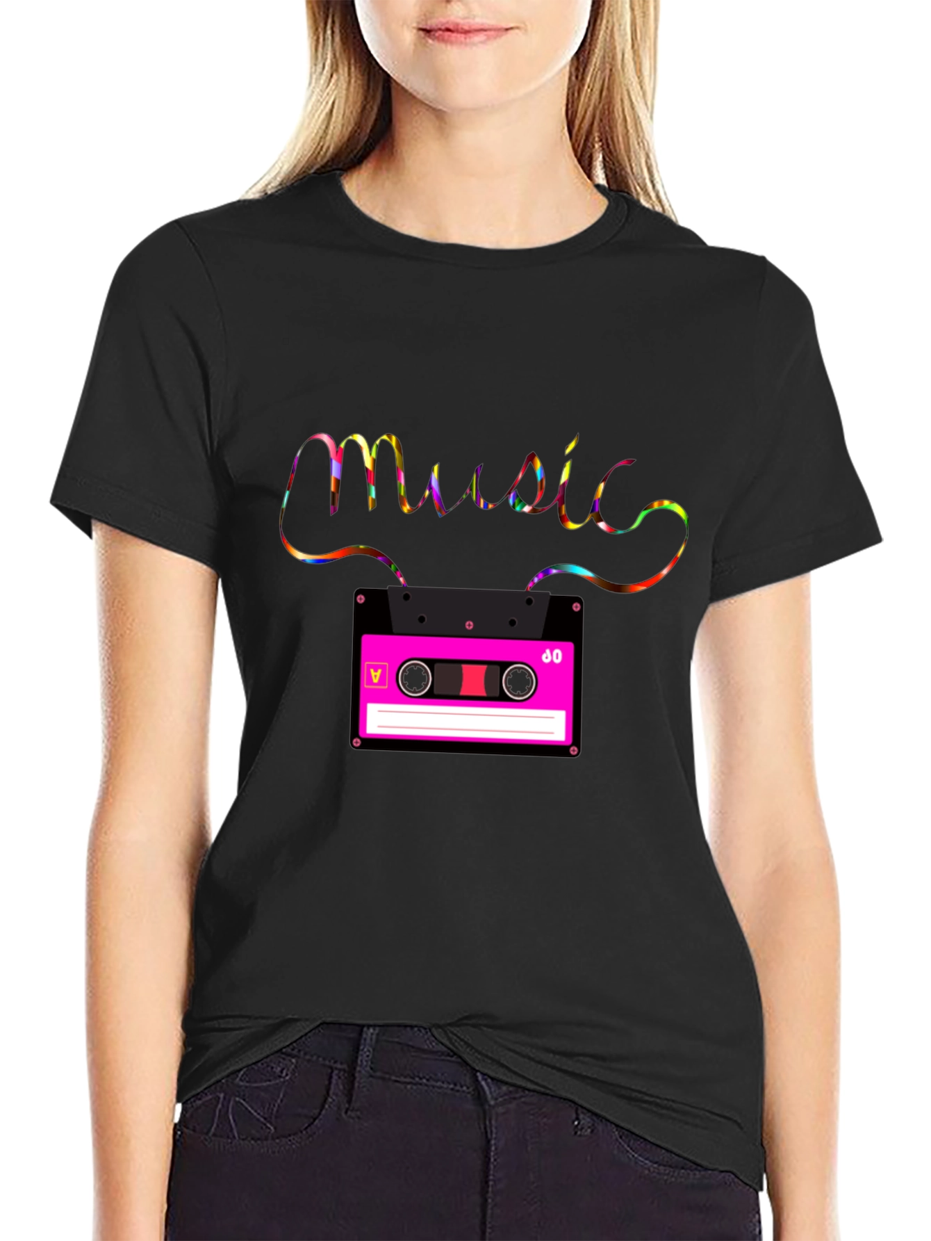 Retro Music Cassette T-Shirt