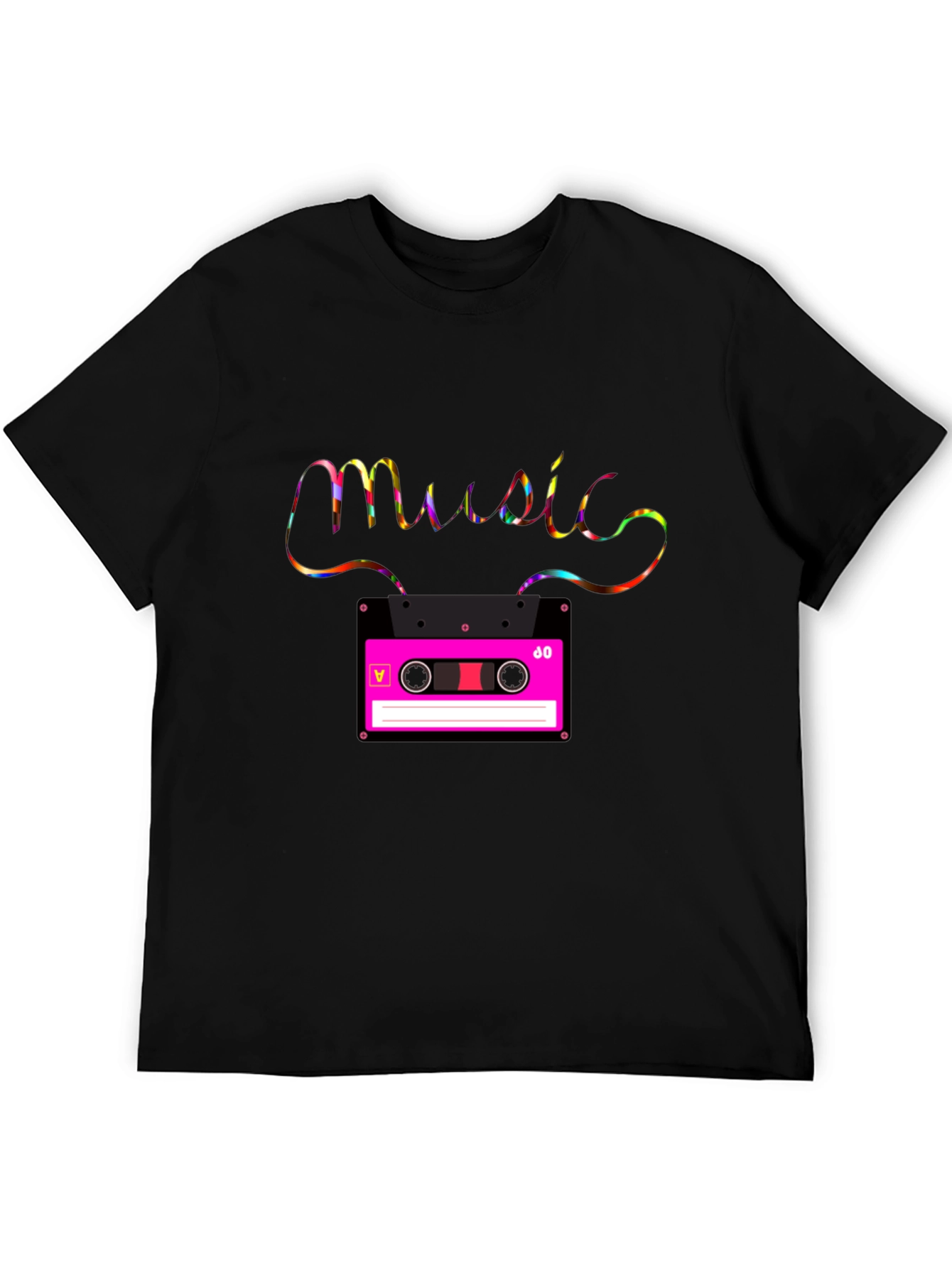 Retro Music Cassette T-Shirt