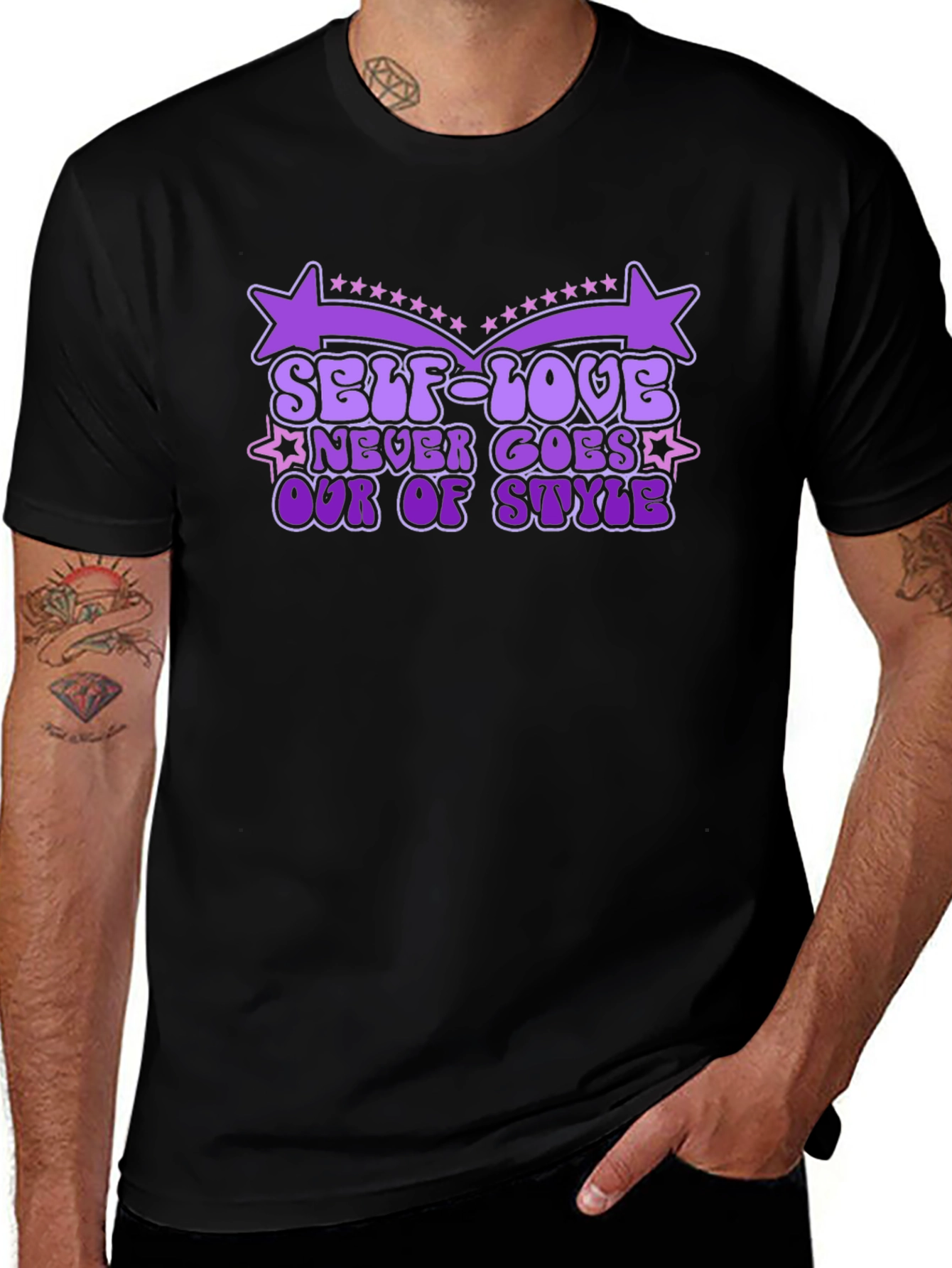 Self-Love Never Goes Out of Style Black T-Shirt