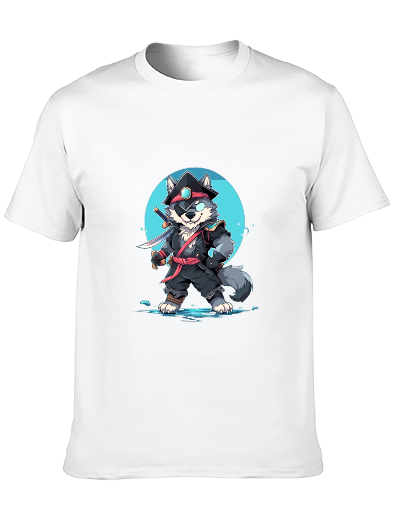 Ninja Wolf Graphic T-Shirt