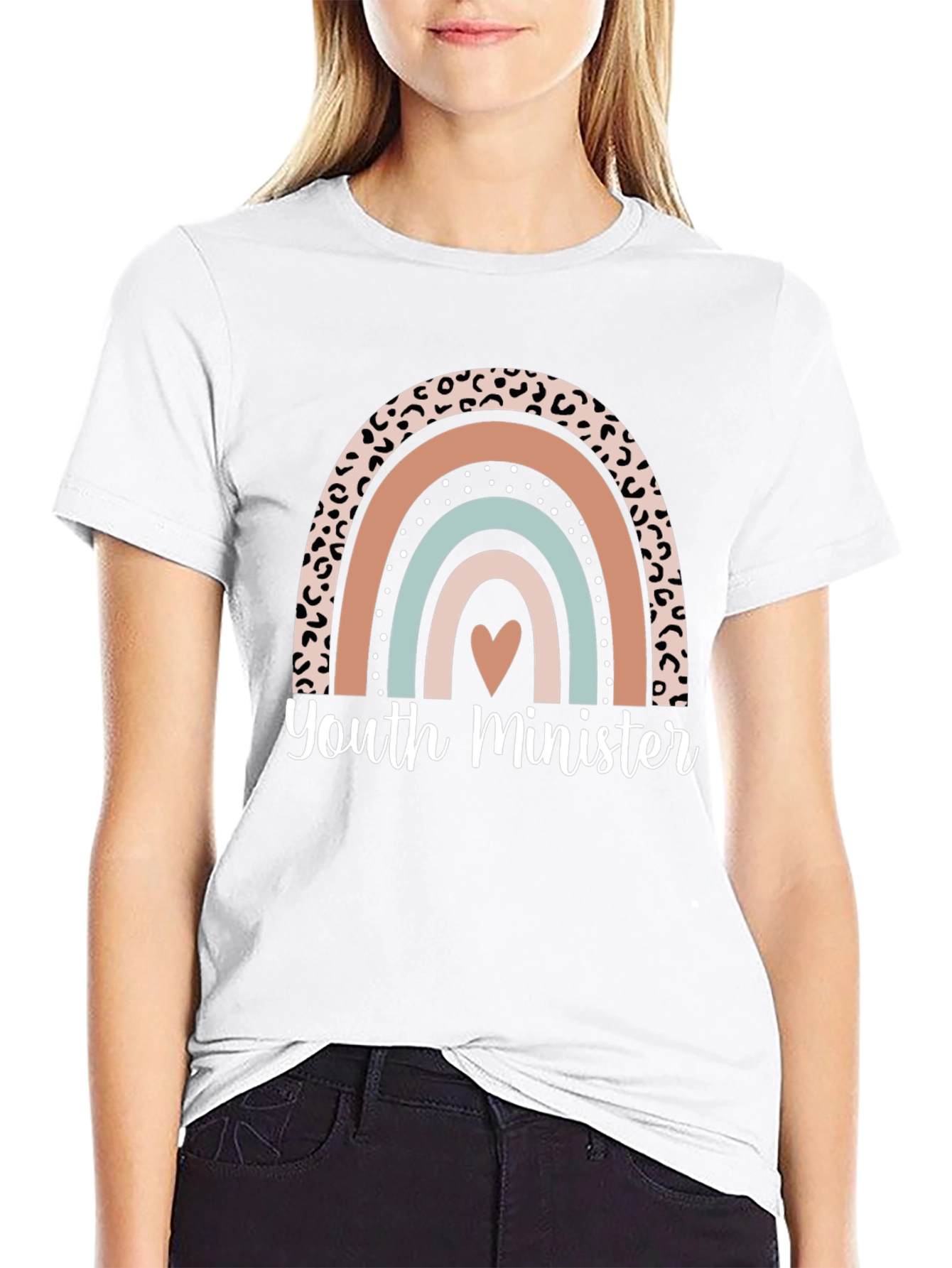 Youth Minister Rainbow Graphic Tee