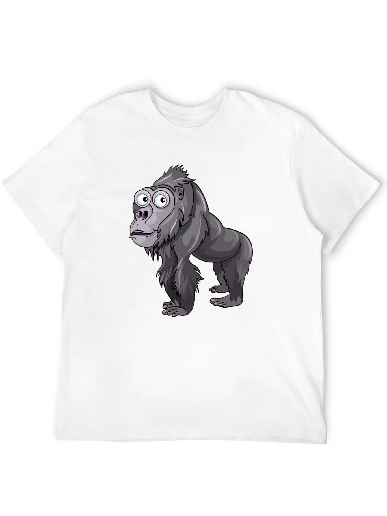 Funny Gorilla Graphic T-Shirt - Black