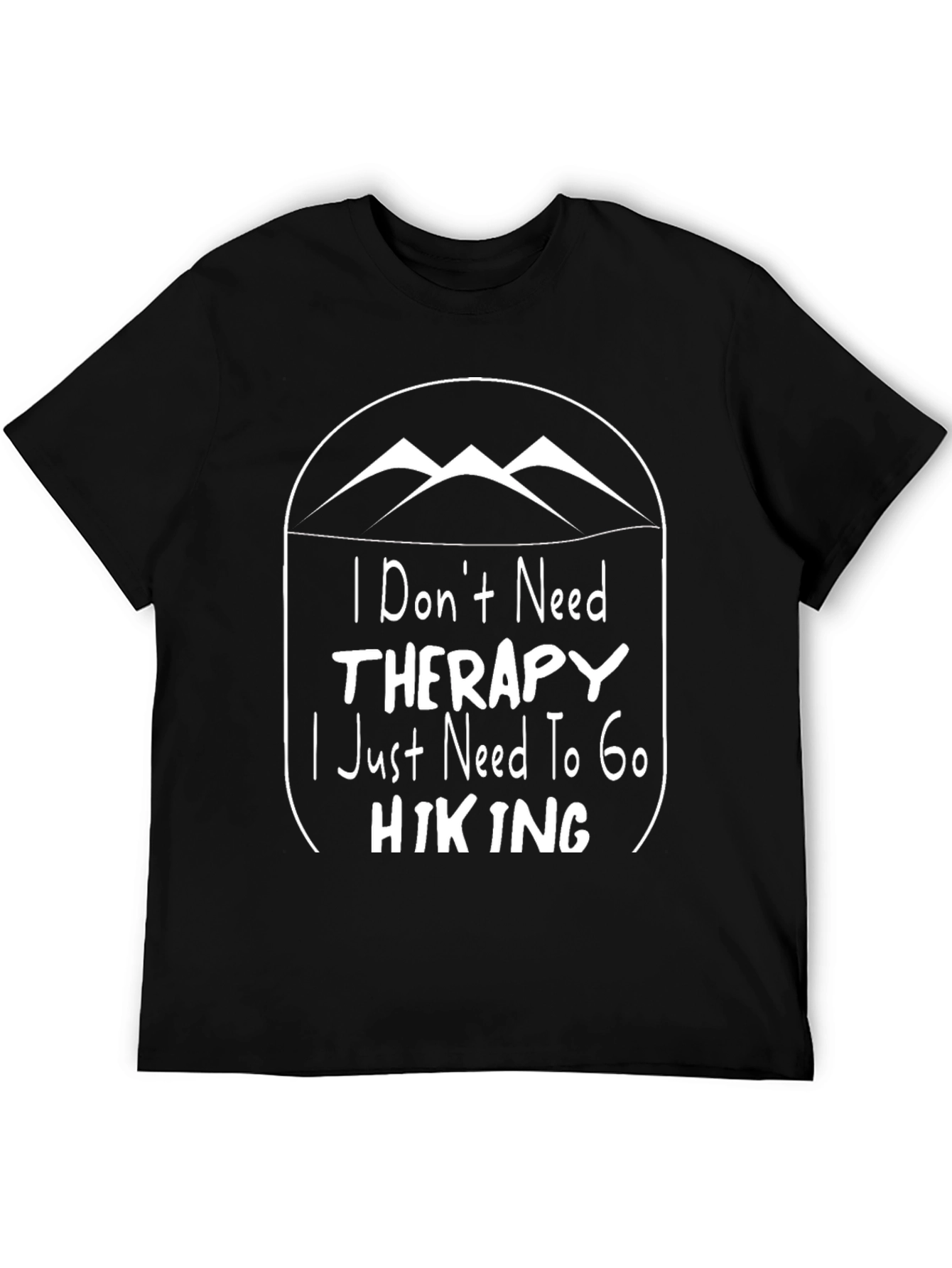 Hiking Therapy Graphic T-Shirt
