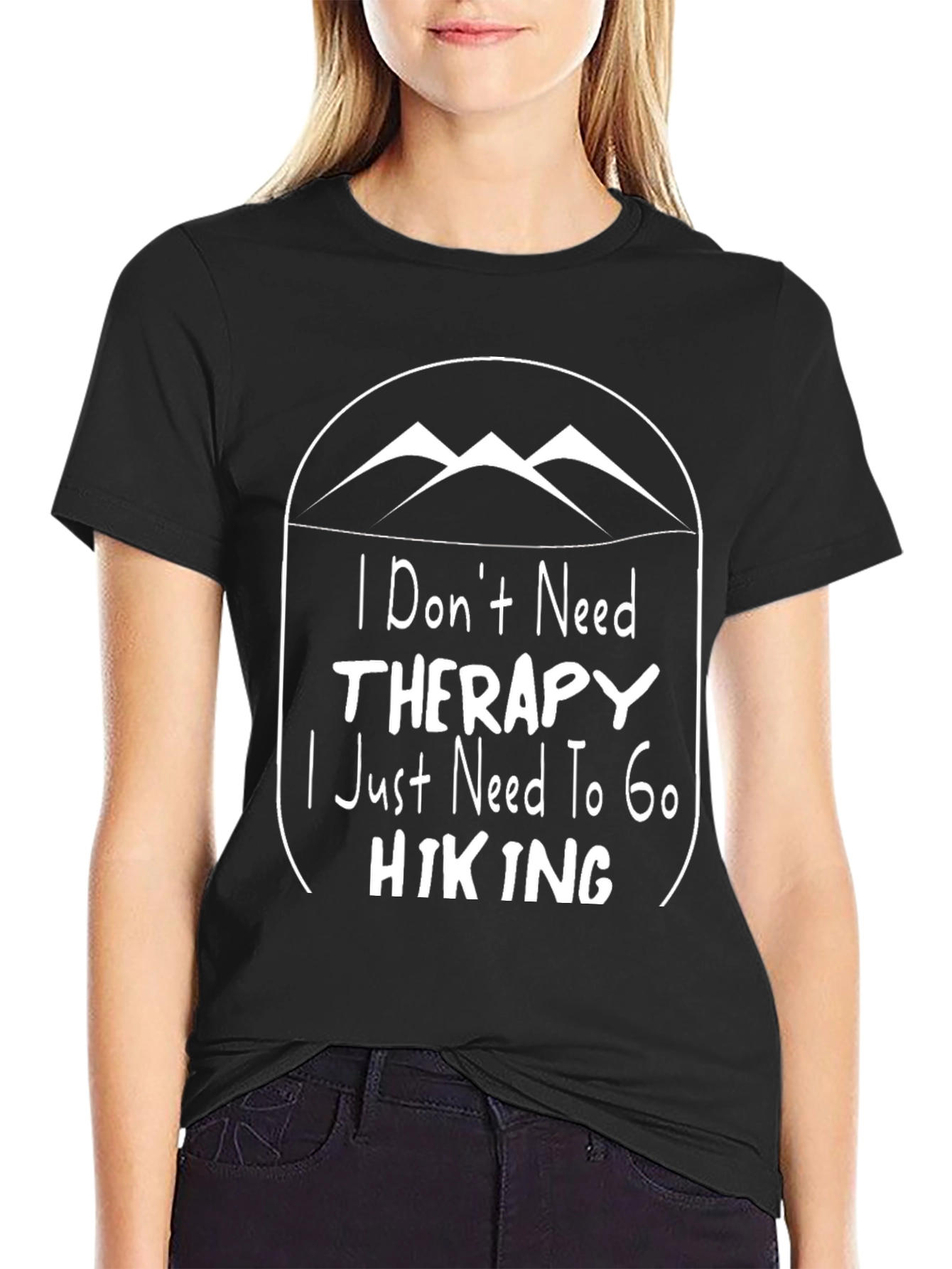 Hiking Therapy Graphic T-Shirt