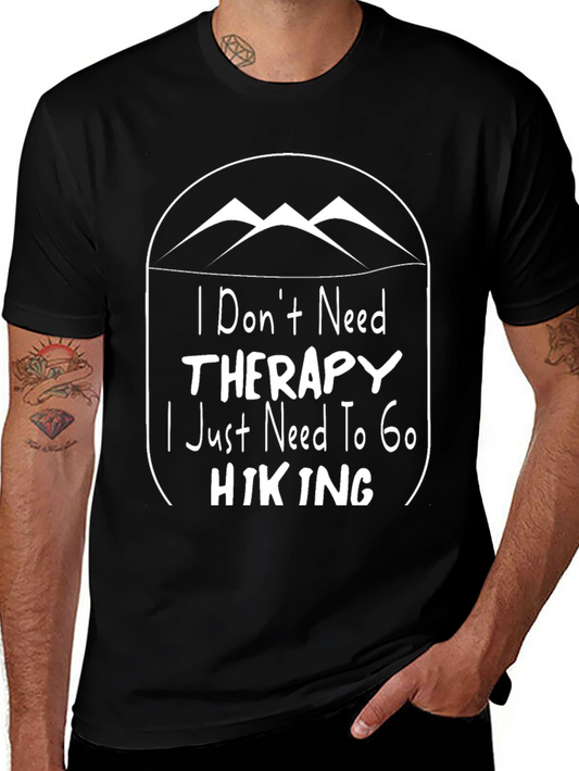 Hiking Therapy Graphic T-Shirt