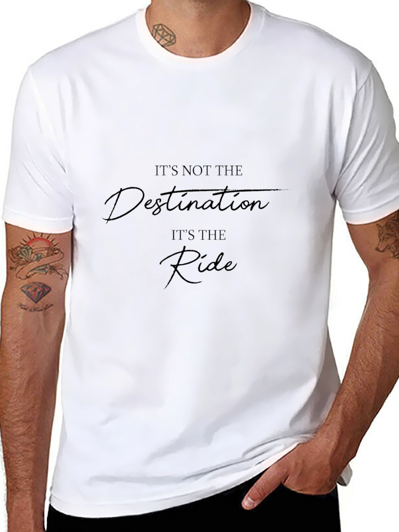 Inspirational Graphic Tee - Its the Ride