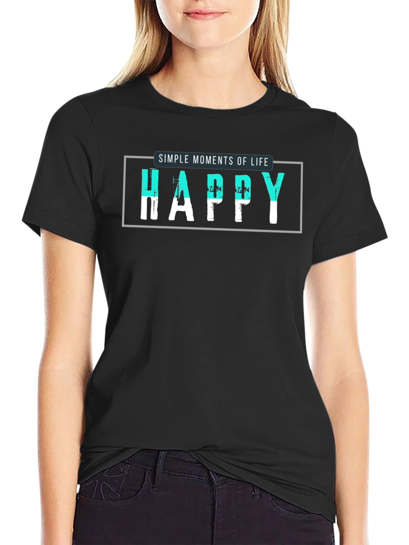 Simple Moments of Life Happy T-Shirt