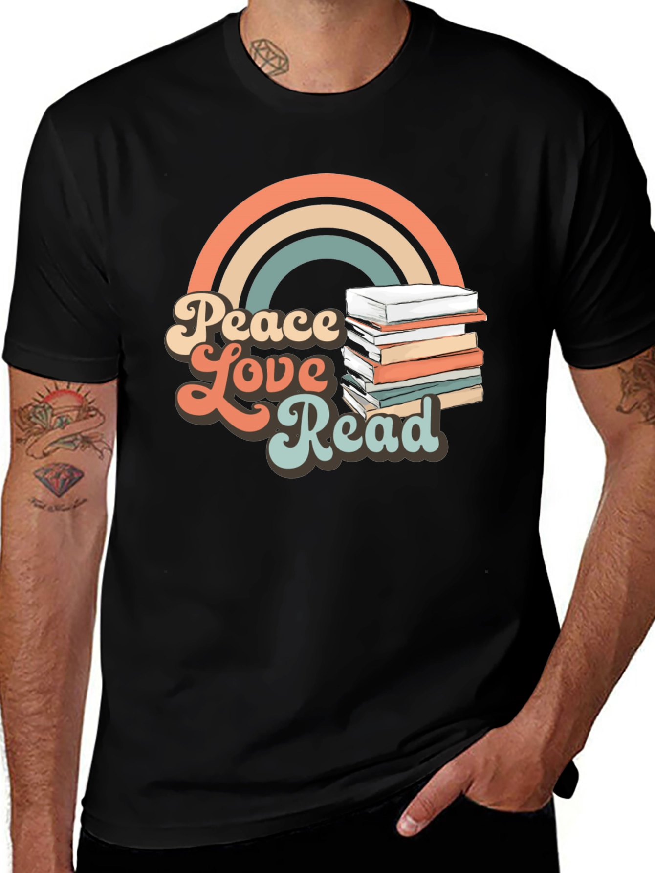 Peace Love Read T-Shirt