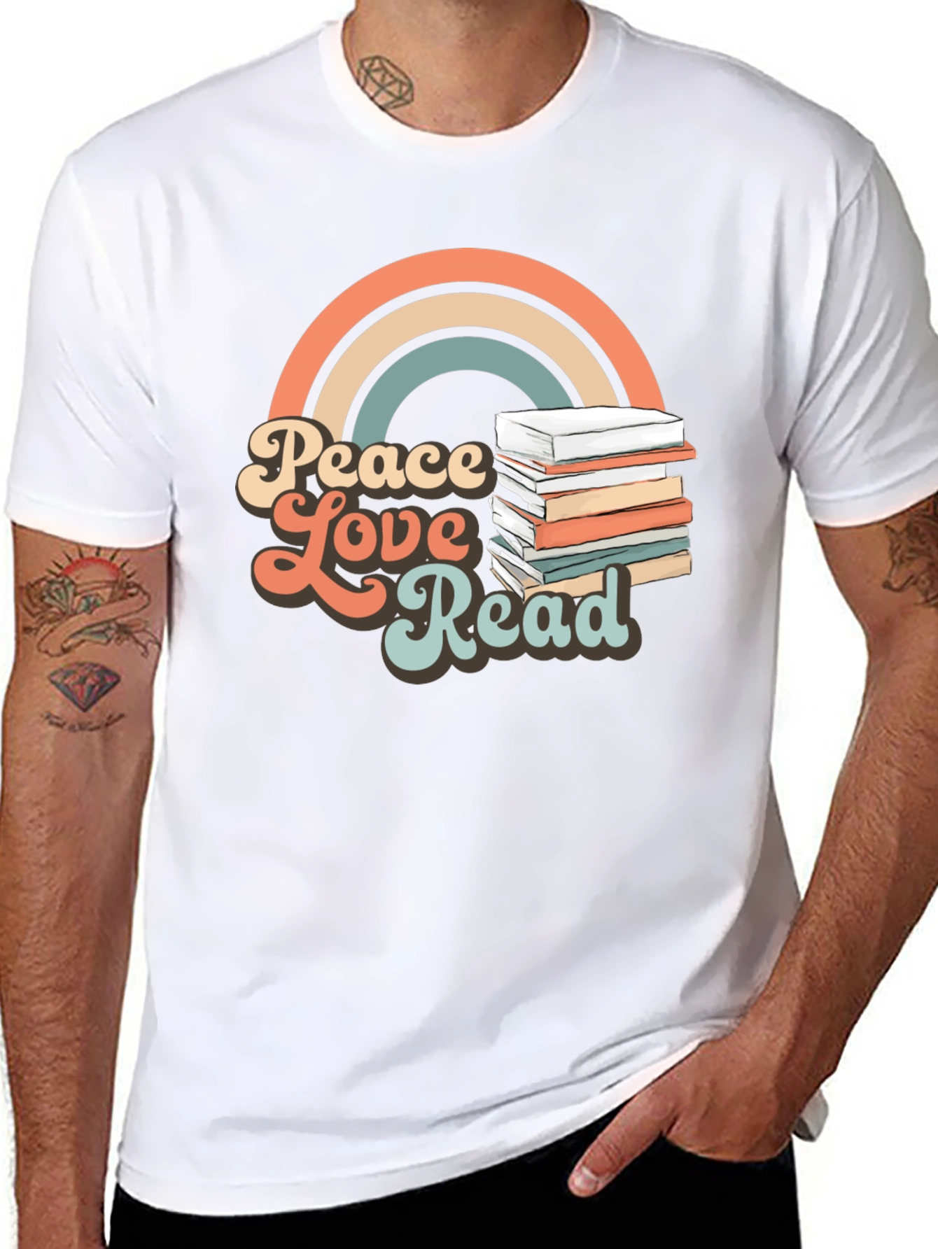 Peace Love Read T-Shirt