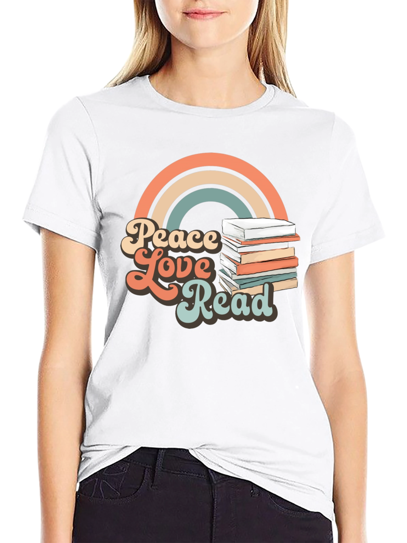 Peace Love Read T-Shirt
