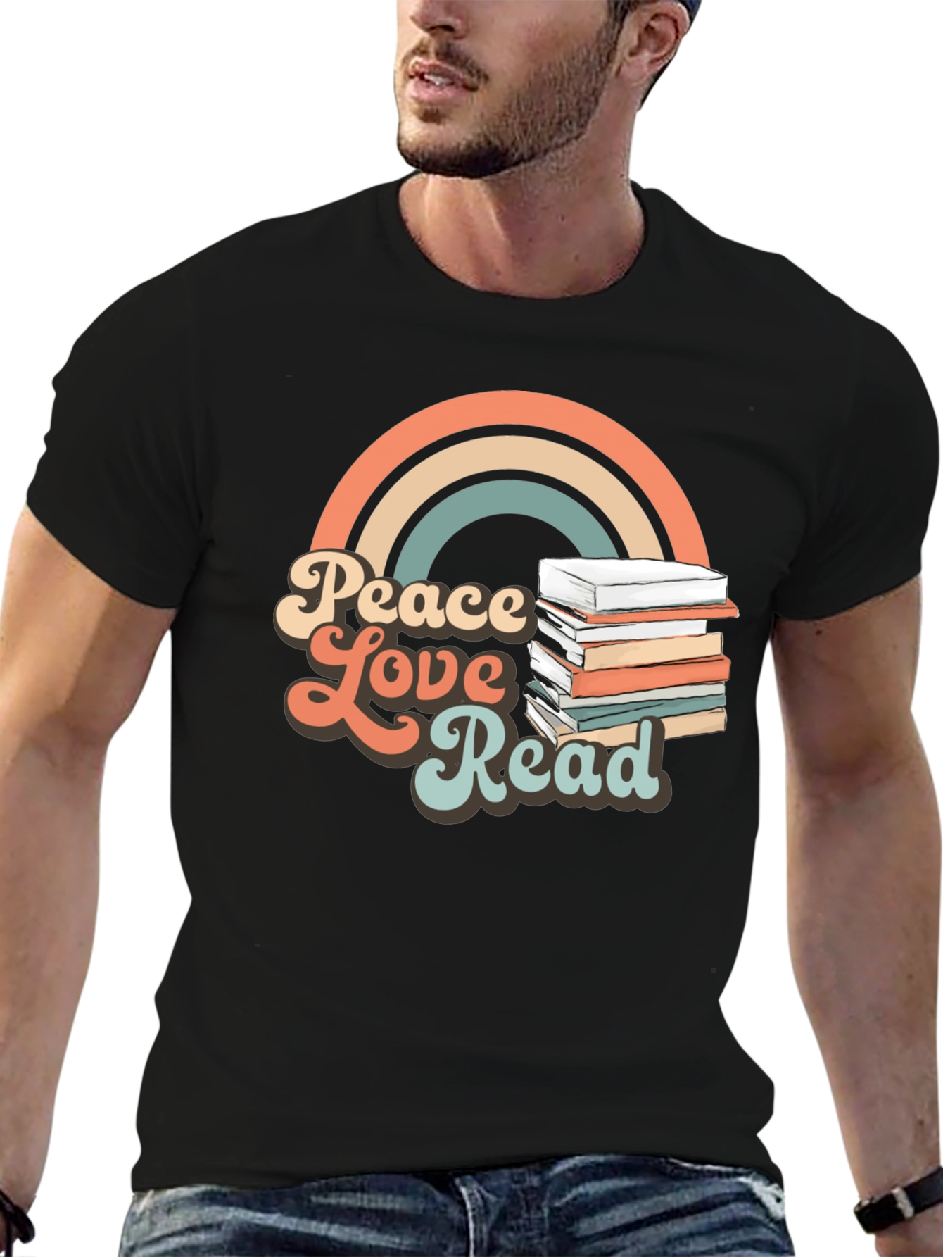 Peace Love Read T-Shirt