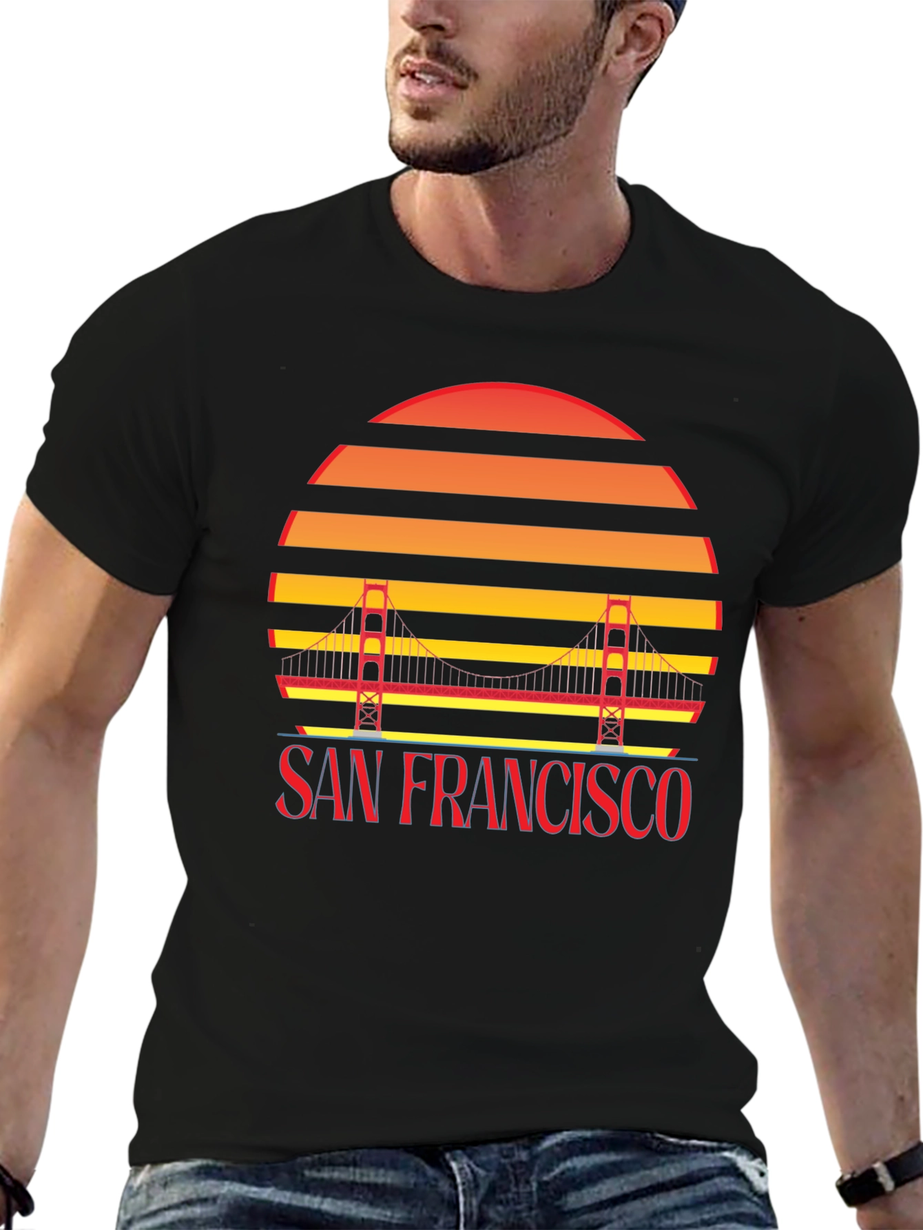 San Francisco Sunset Graphic T-Shirt