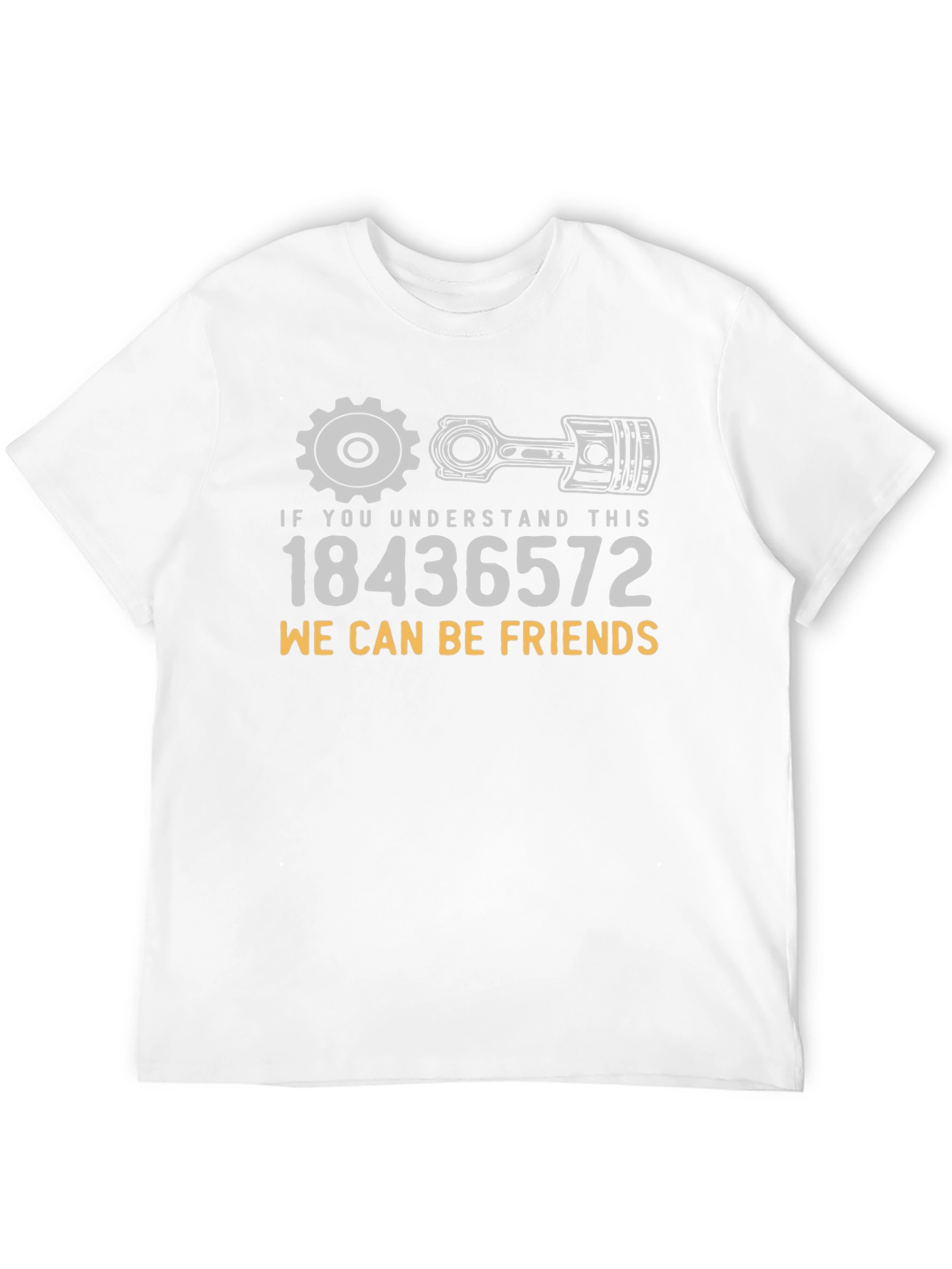 Engine Lover T-Shirt: 18436572 We Can Be Friends