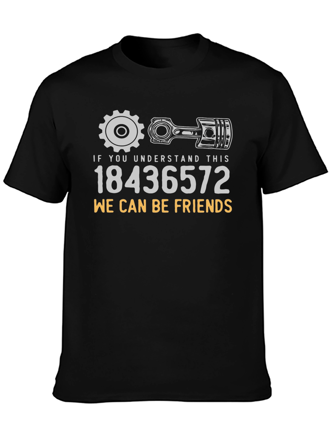 Engine Lover T-Shirt: 18436572 We Can Be Friends