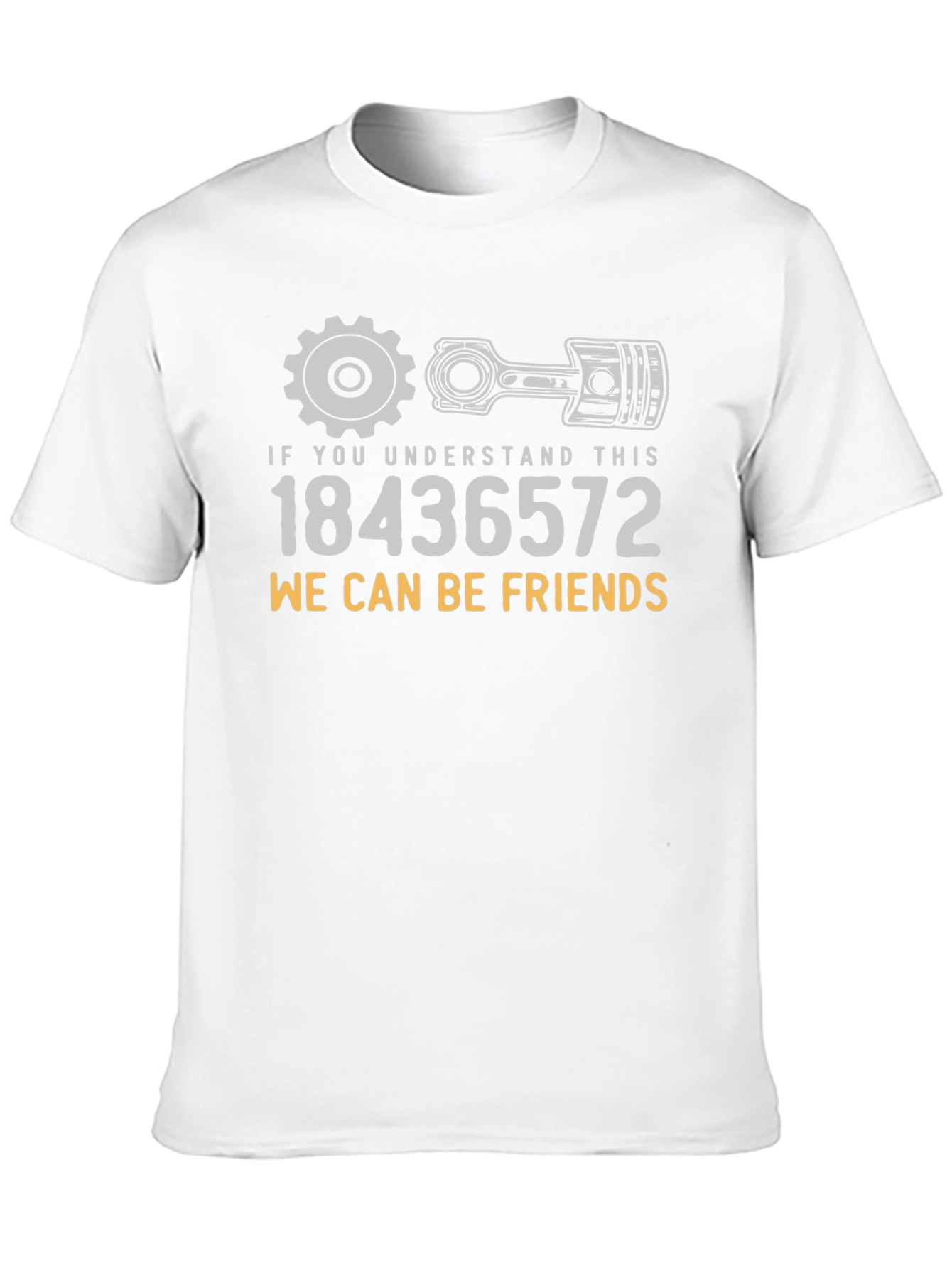 Engine Lover T-Shirt: 18436572 We Can Be Friends