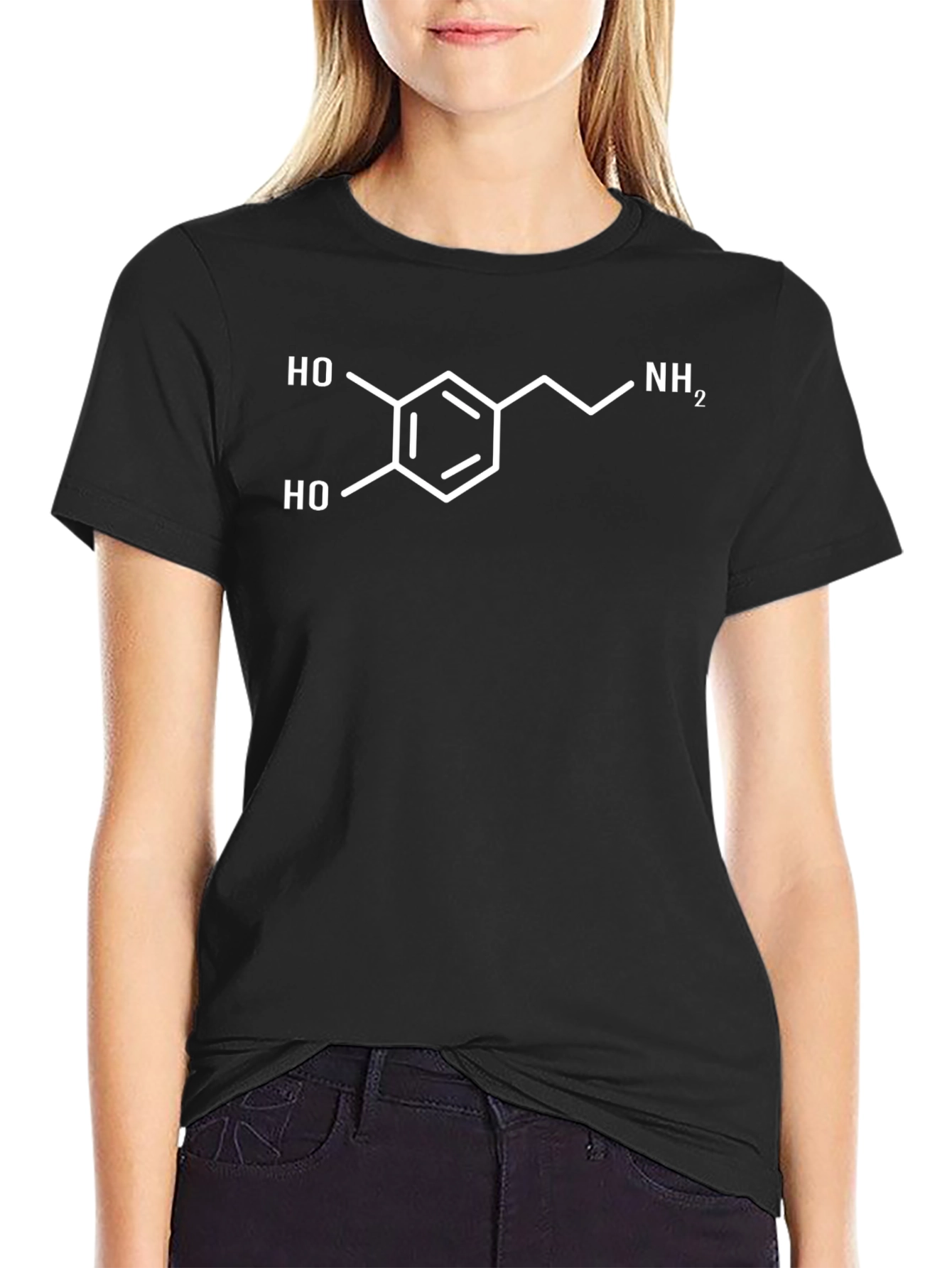 Dopamine Molecule T-Shirt - Science Apparel