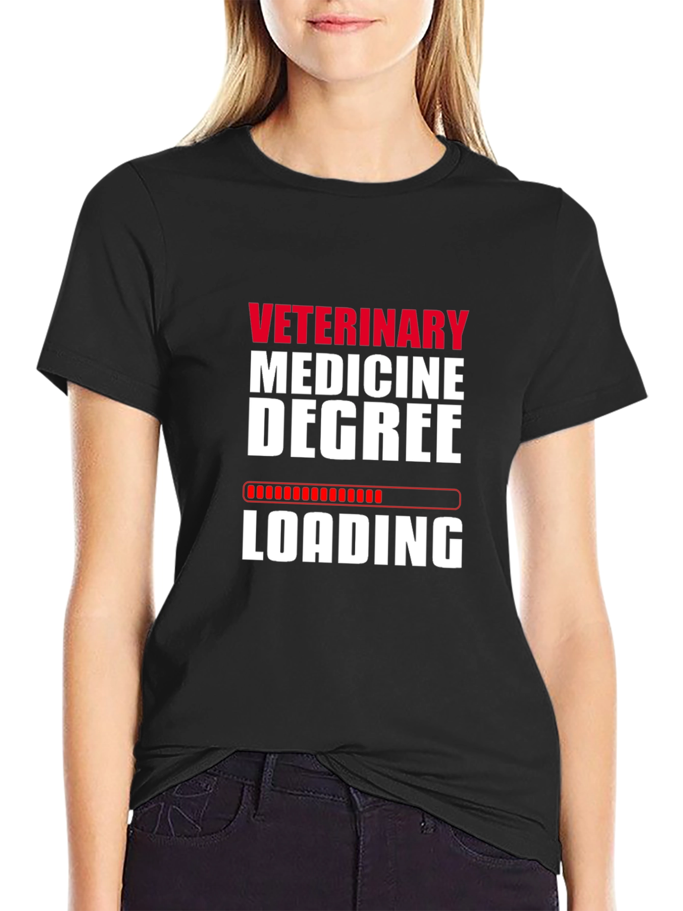 Veterinary Medicine Degree Loading T-Shirt
