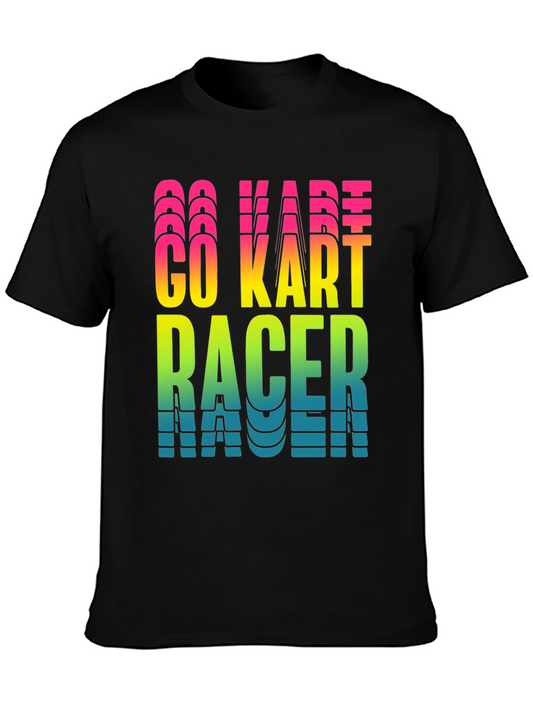 Go Kart Racer Graphic Tee - Cool Karting Shirt