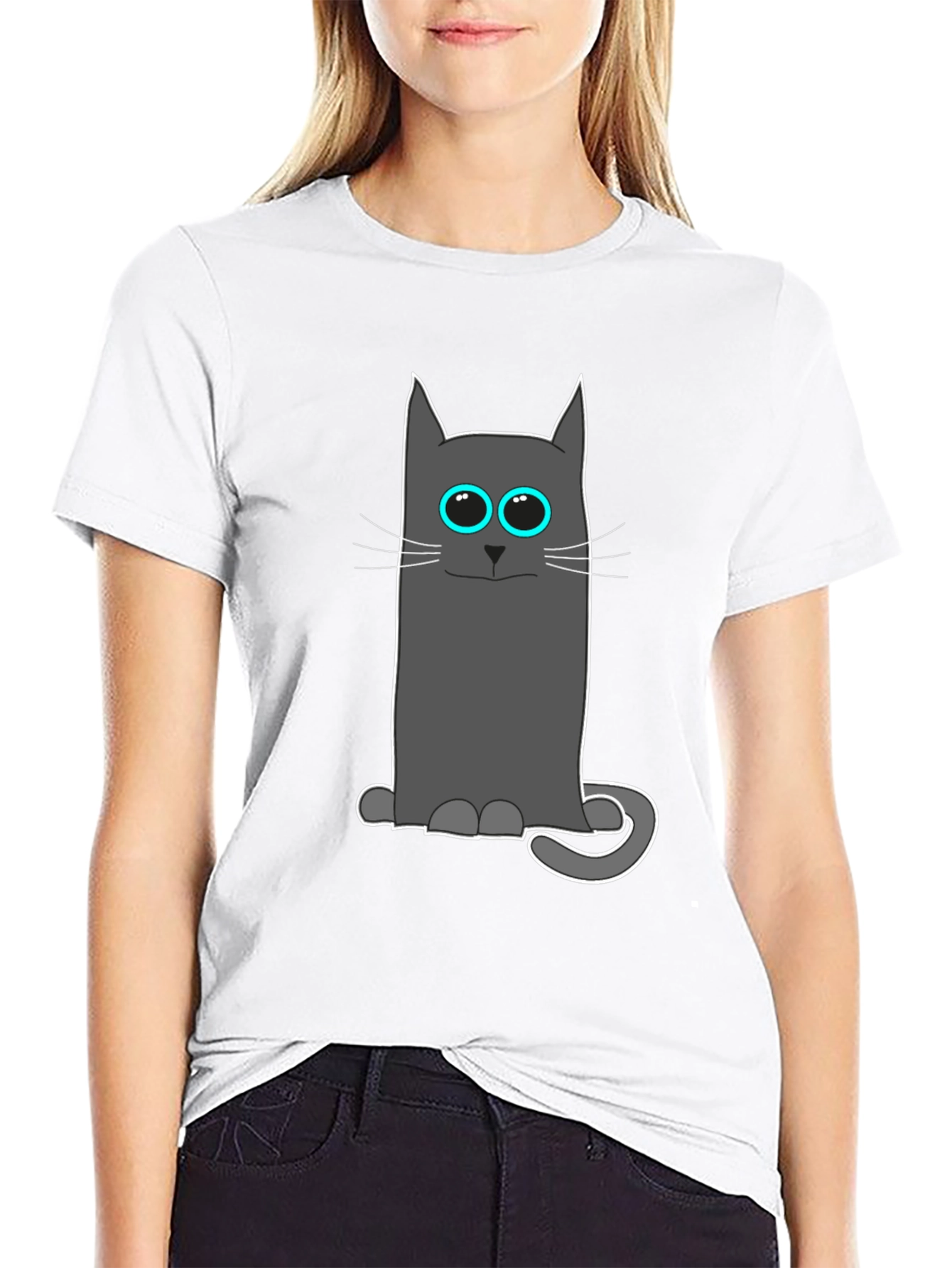 Cool Cat Tee: Funny Cartoon Cat T-Shirt