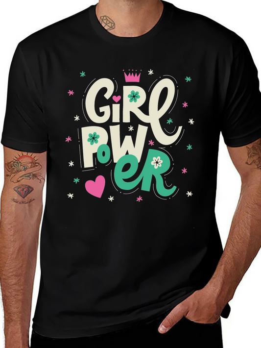 Girl Power Tee - Empowering Graphic T-Shirt