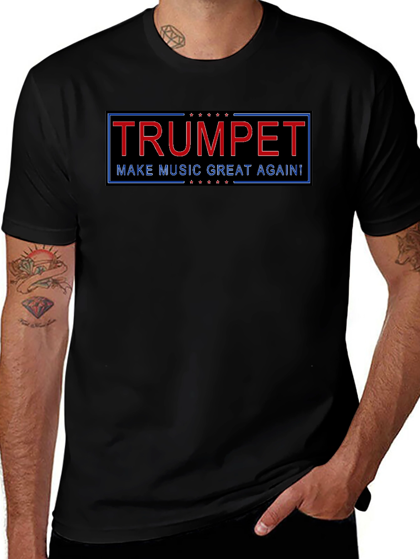 Trumpet Make Music Great Again T-Shirt